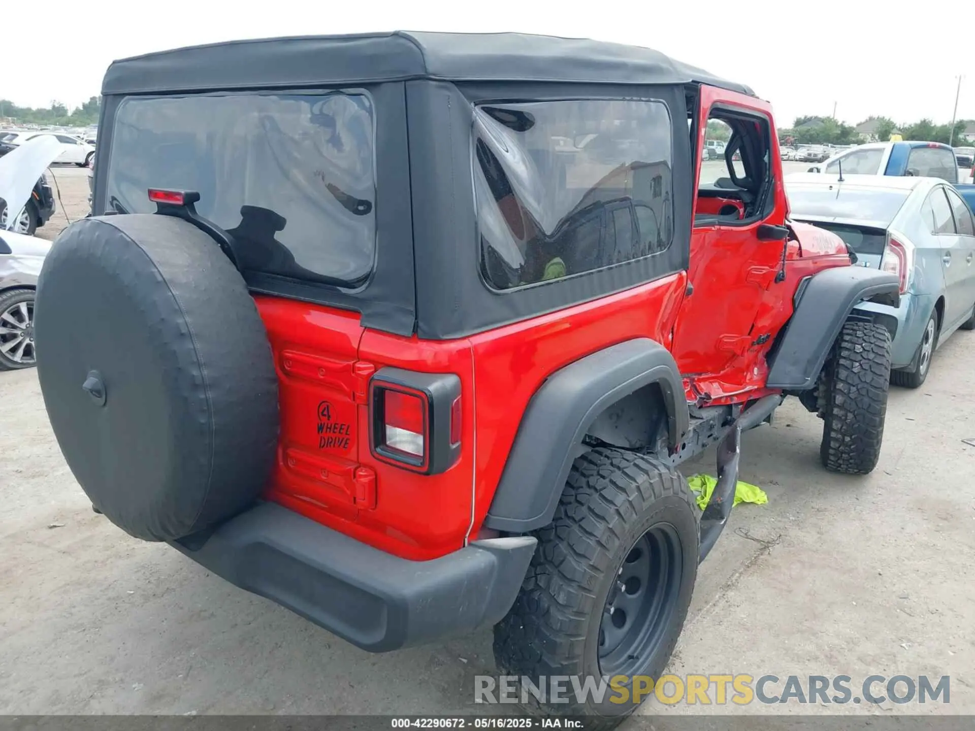 4 Photograph of a damaged car 1C4GJXANXPW664733 JEEP WRANGLER 2023
