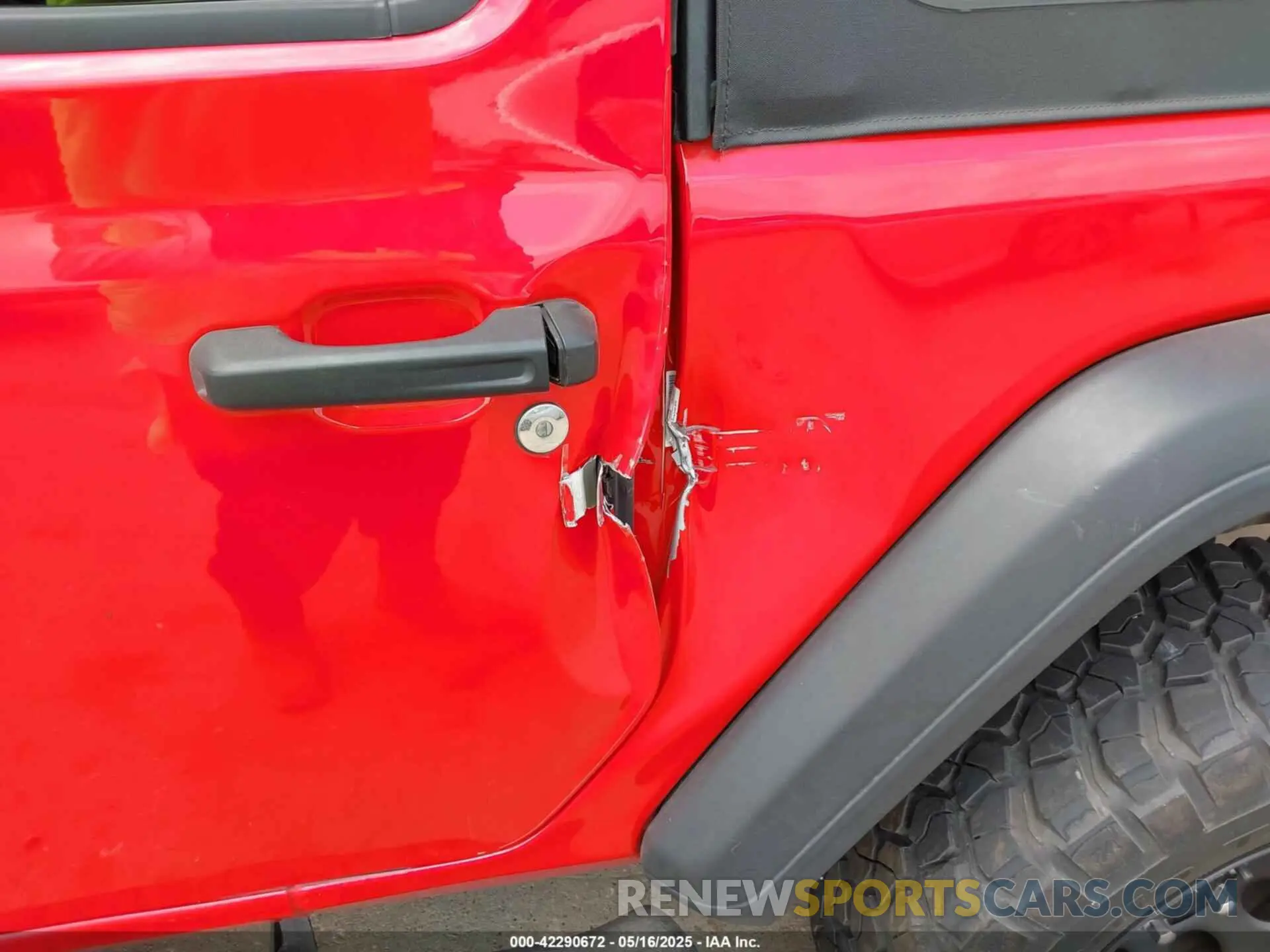 6 Photograph of a damaged car 1C4GJXANXPW664733 JEEP WRANGLER 2023