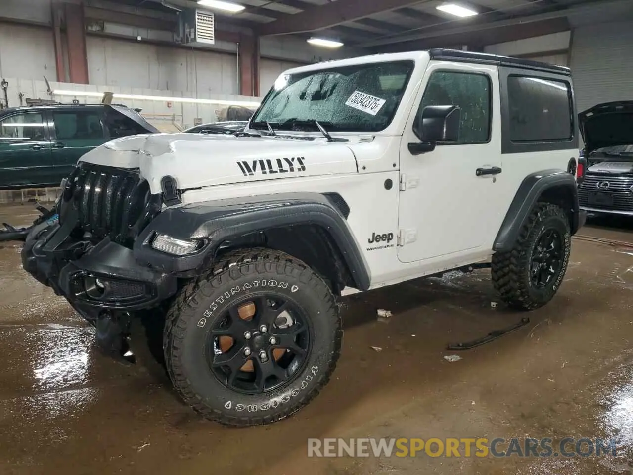 1 Photograph of a damaged car 1C4HJXAG1PW533390 JEEP WRANGLER 2023