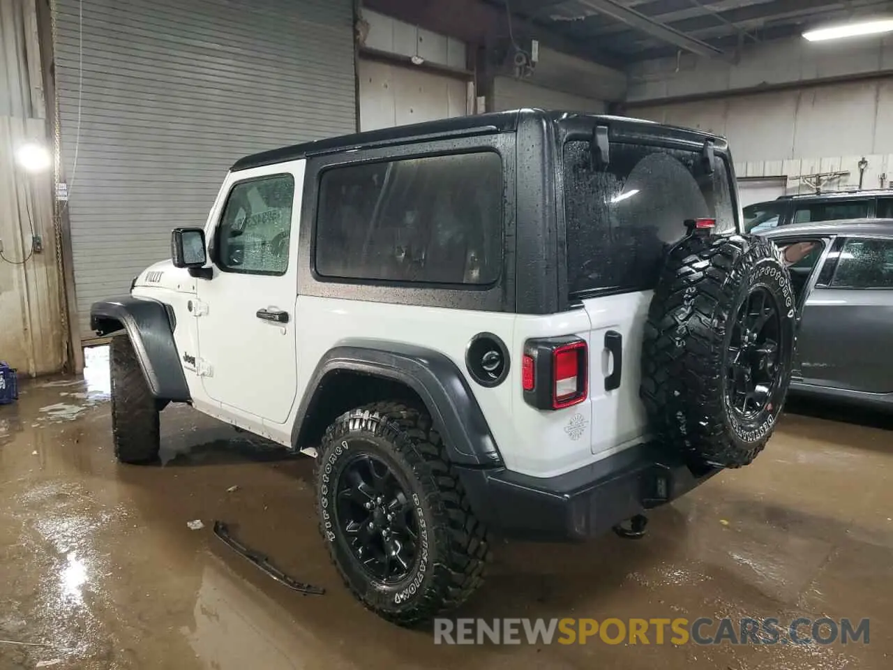 2 Photograph of a damaged car 1C4HJXAG1PW533390 JEEP WRANGLER 2023