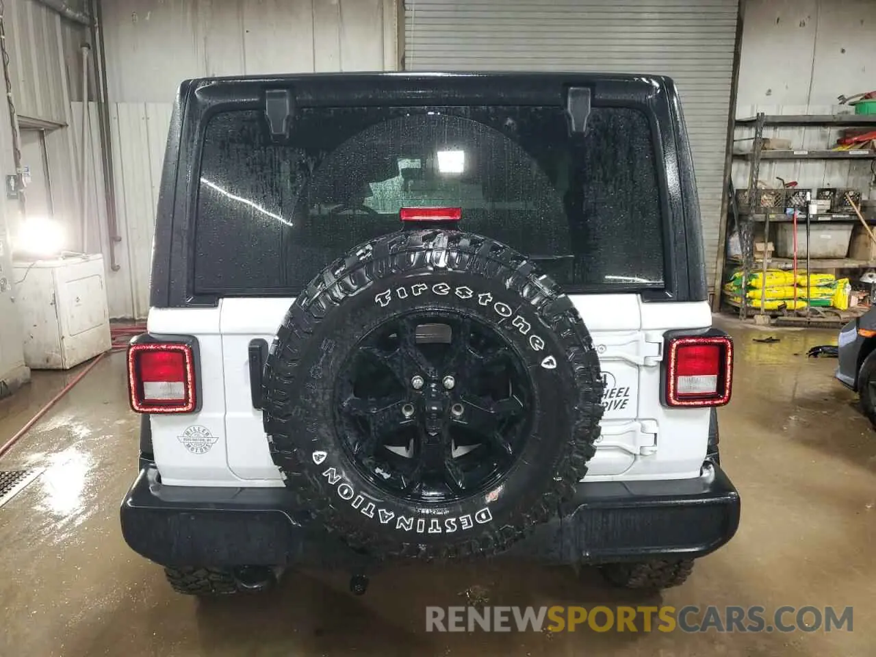 6 Photograph of a damaged car 1C4HJXAG1PW533390 JEEP WRANGLER 2023