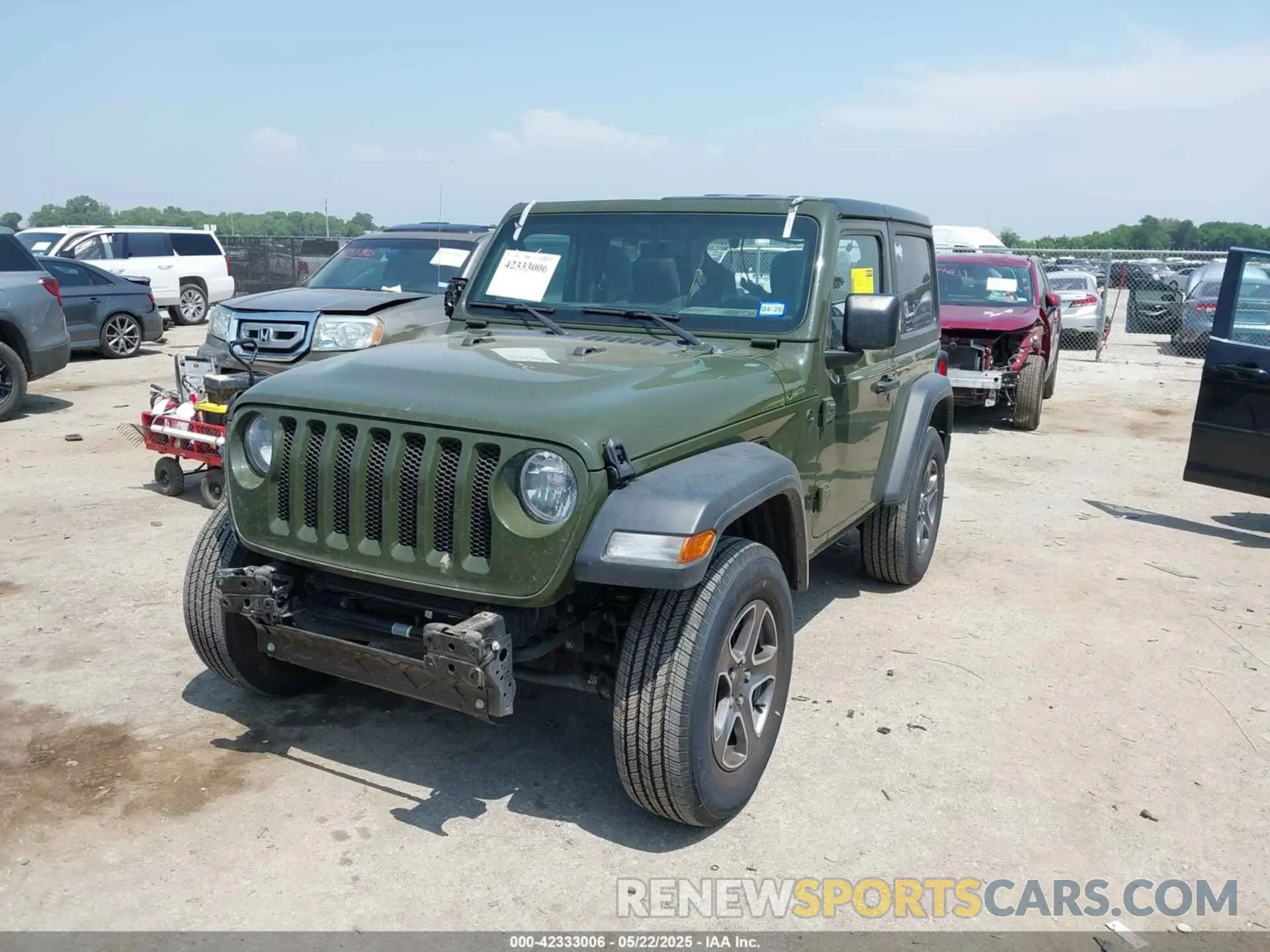 2 Photograph of a damaged car 1C4HJXAG1PW650435 JEEP WRANGLER 2023