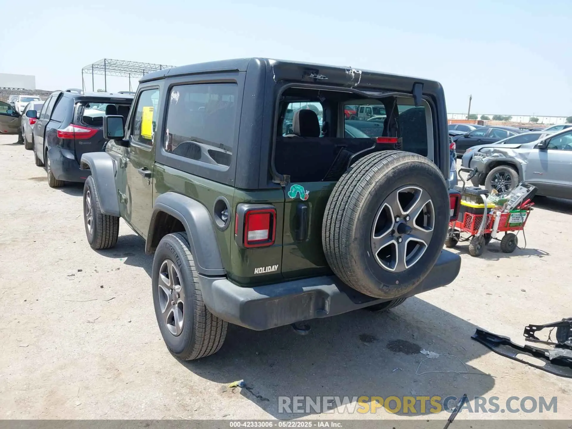 3 Photograph of a damaged car 1C4HJXAG1PW650435 JEEP WRANGLER 2023