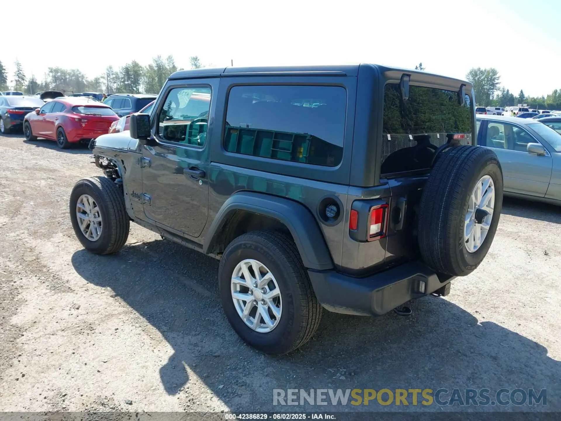3 Photograph of a damaged car 1C4HJXAG1PW689025 JEEP WRANGLER 2023