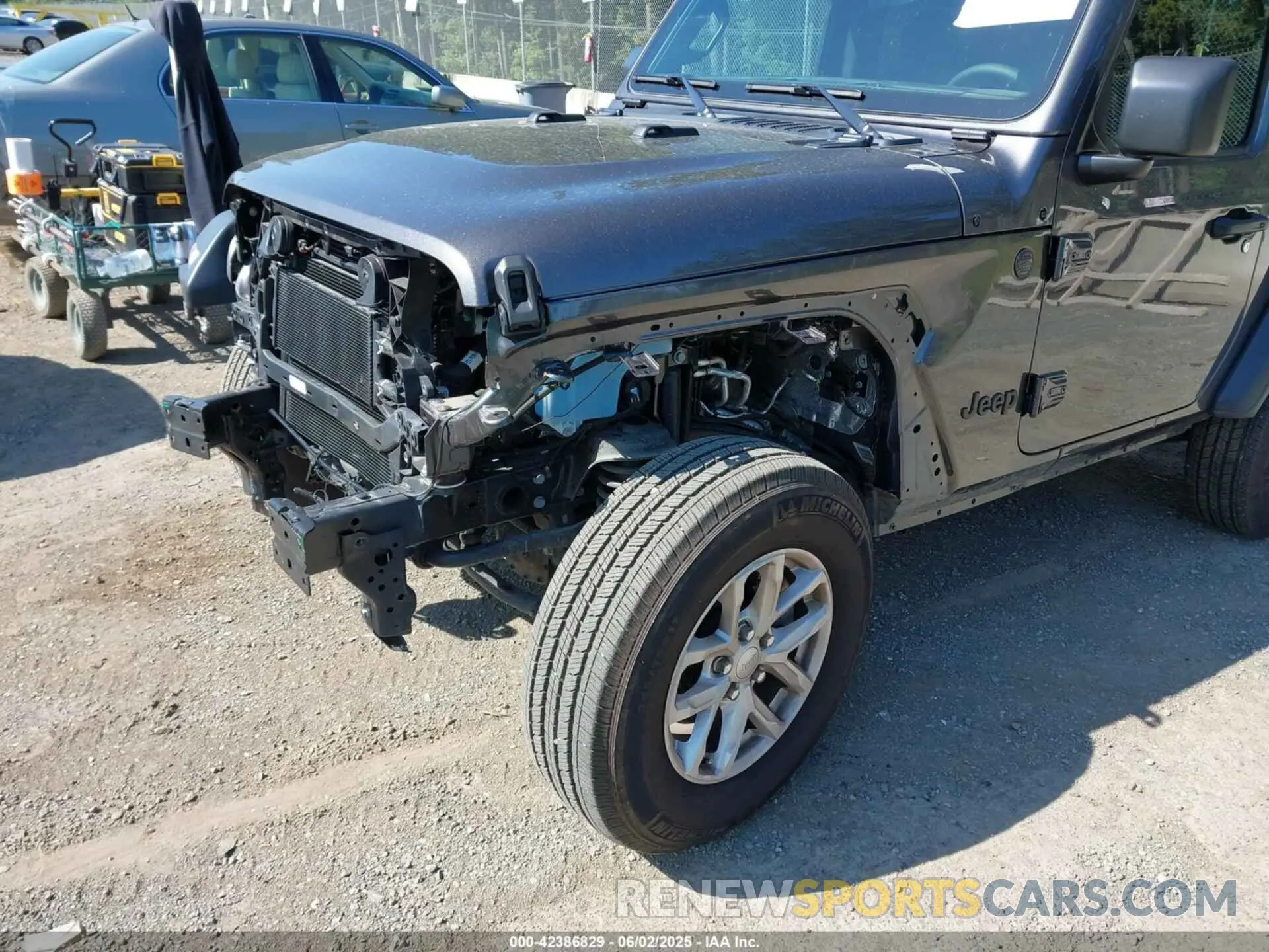 6 Photograph of a damaged car 1C4HJXAG1PW689025 JEEP WRANGLER 2023