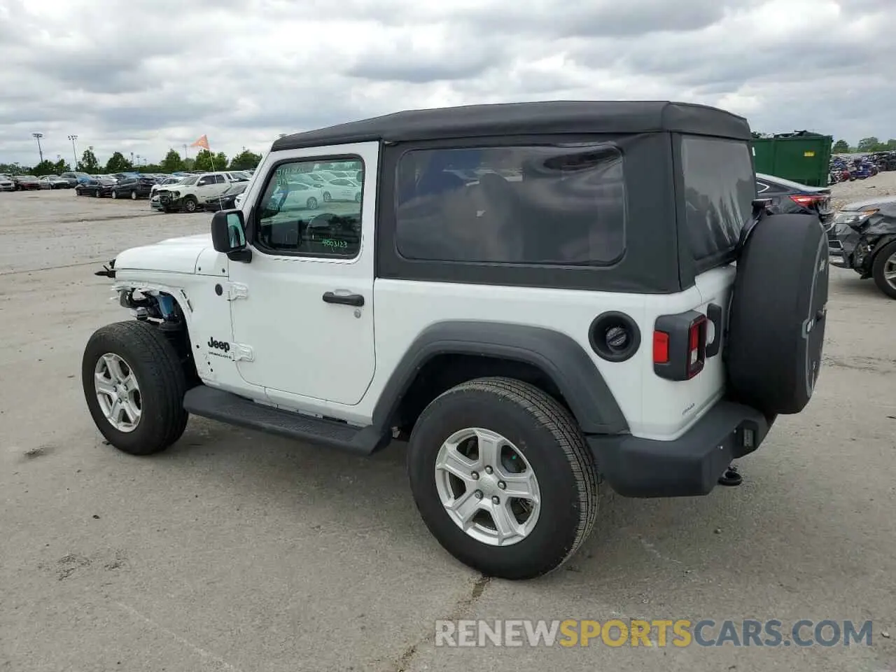 2 Photograph of a damaged car 1C4HJXAG2PW595963 JEEP WRANGLER 2023