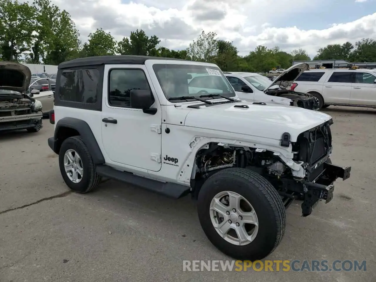 4 Photograph of a damaged car 1C4HJXAG2PW595963 JEEP WRANGLER 2023