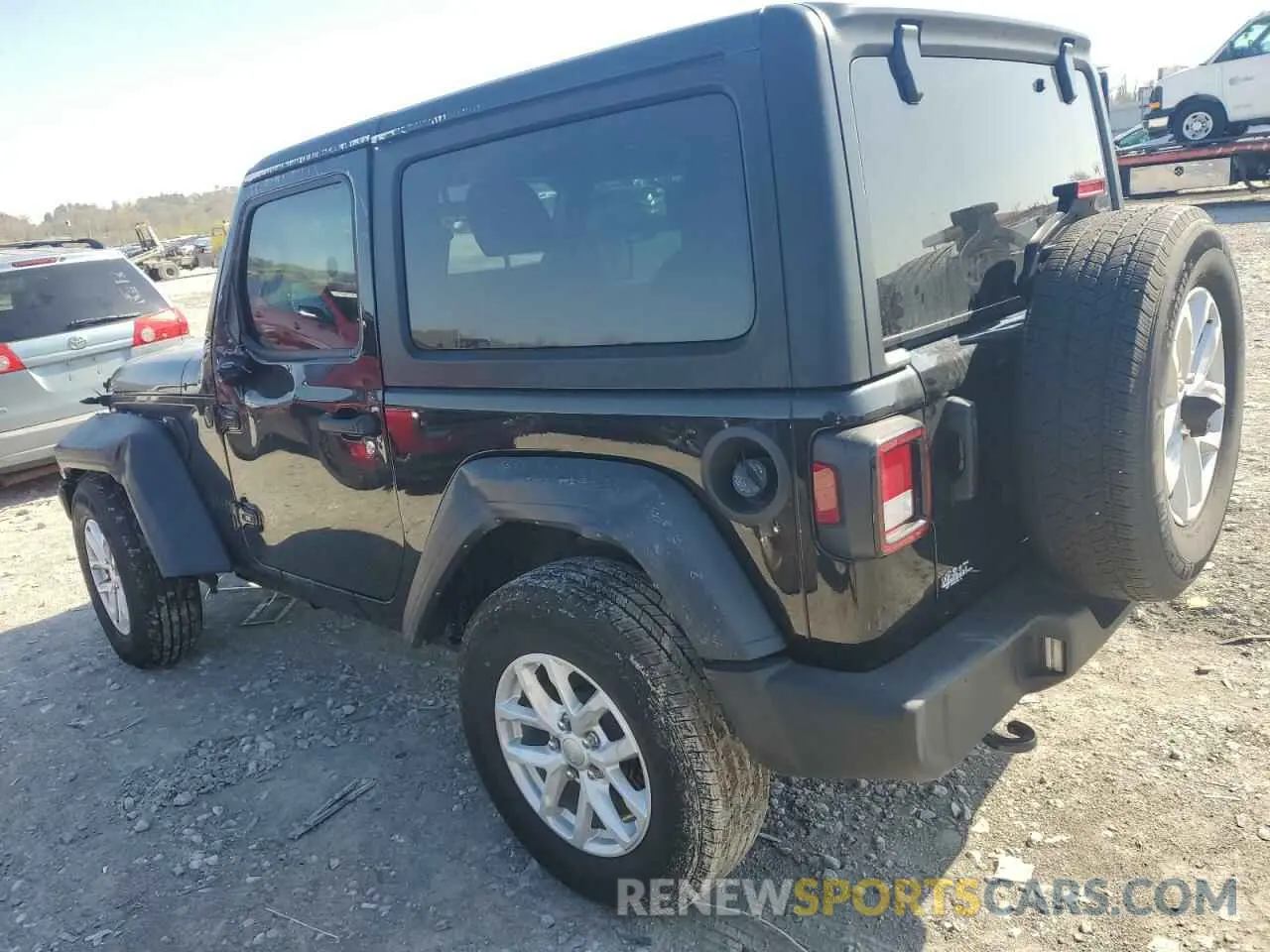 2 Photograph of a damaged car 1C4HJXAG2PW677952 JEEP WRANGLER 2023