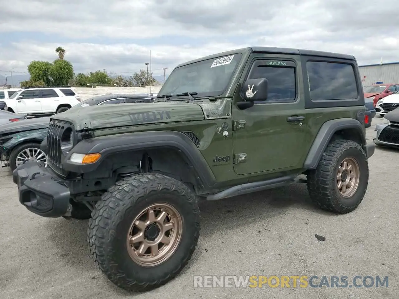 1 Photograph of a damaged car 1C4HJXAG3PW549980 JEEP WRANGLER 2023