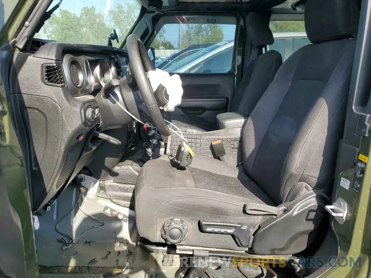 7 Photograph of a damaged car 1C4HJXAG3PW549980 JEEP WRANGLER 2023