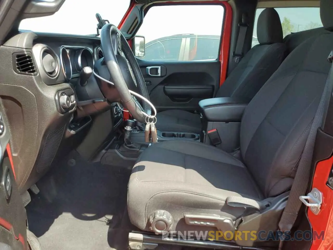 7 Photograph of a damaged car 1C4HJXAG4PW512615 JEEP WRANGLER 2023