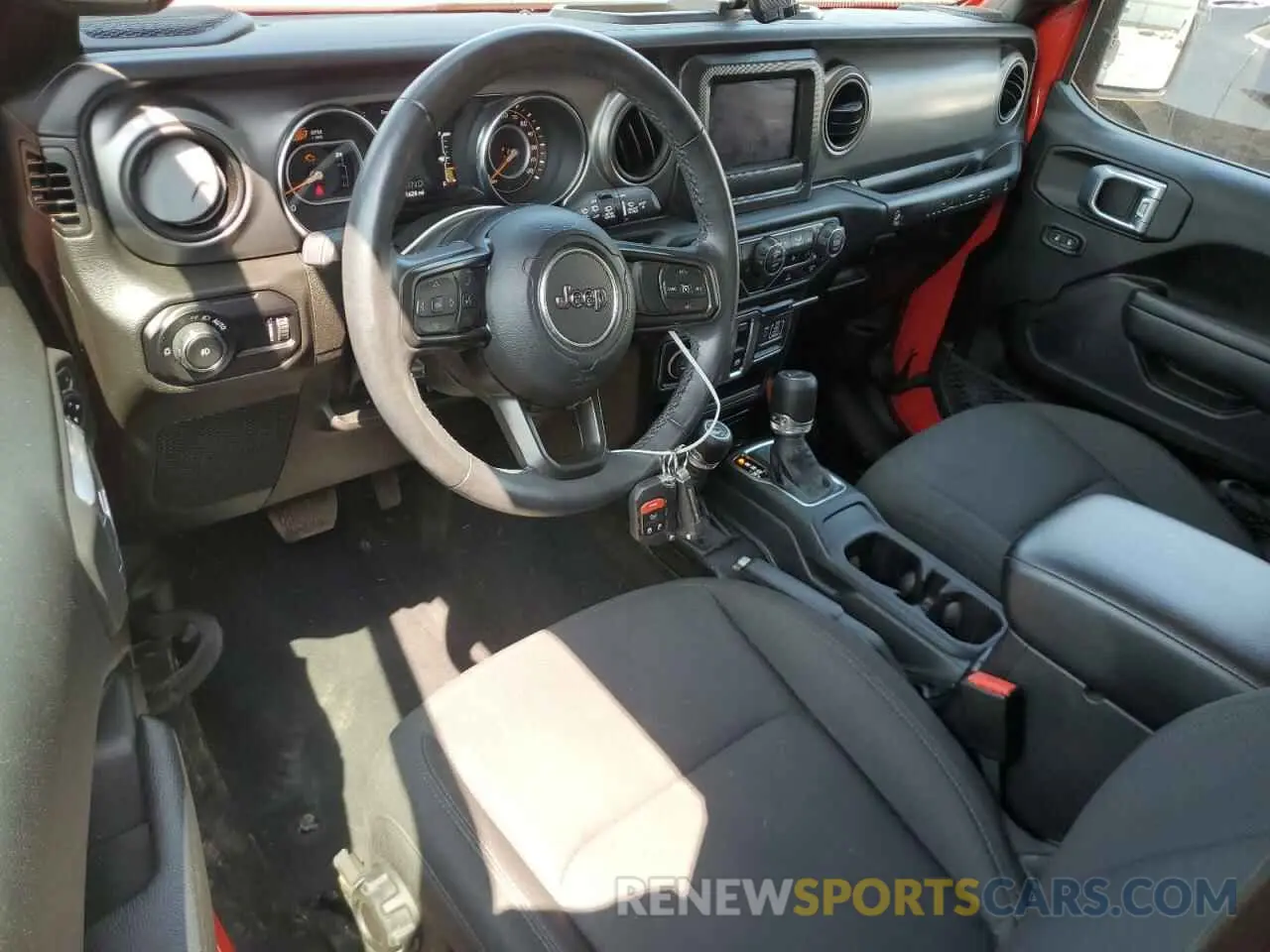 8 Photograph of a damaged car 1C4HJXAG4PW512615 JEEP WRANGLER 2023