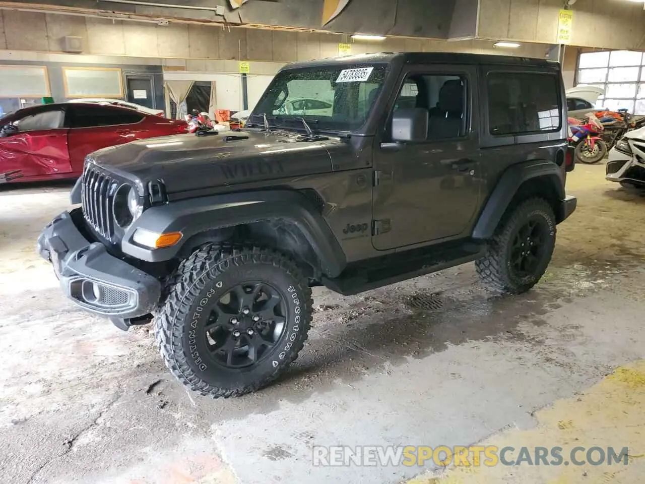 1 Photograph of a damaged car 1C4HJXAG6PW530632 JEEP WRANGLER 2023