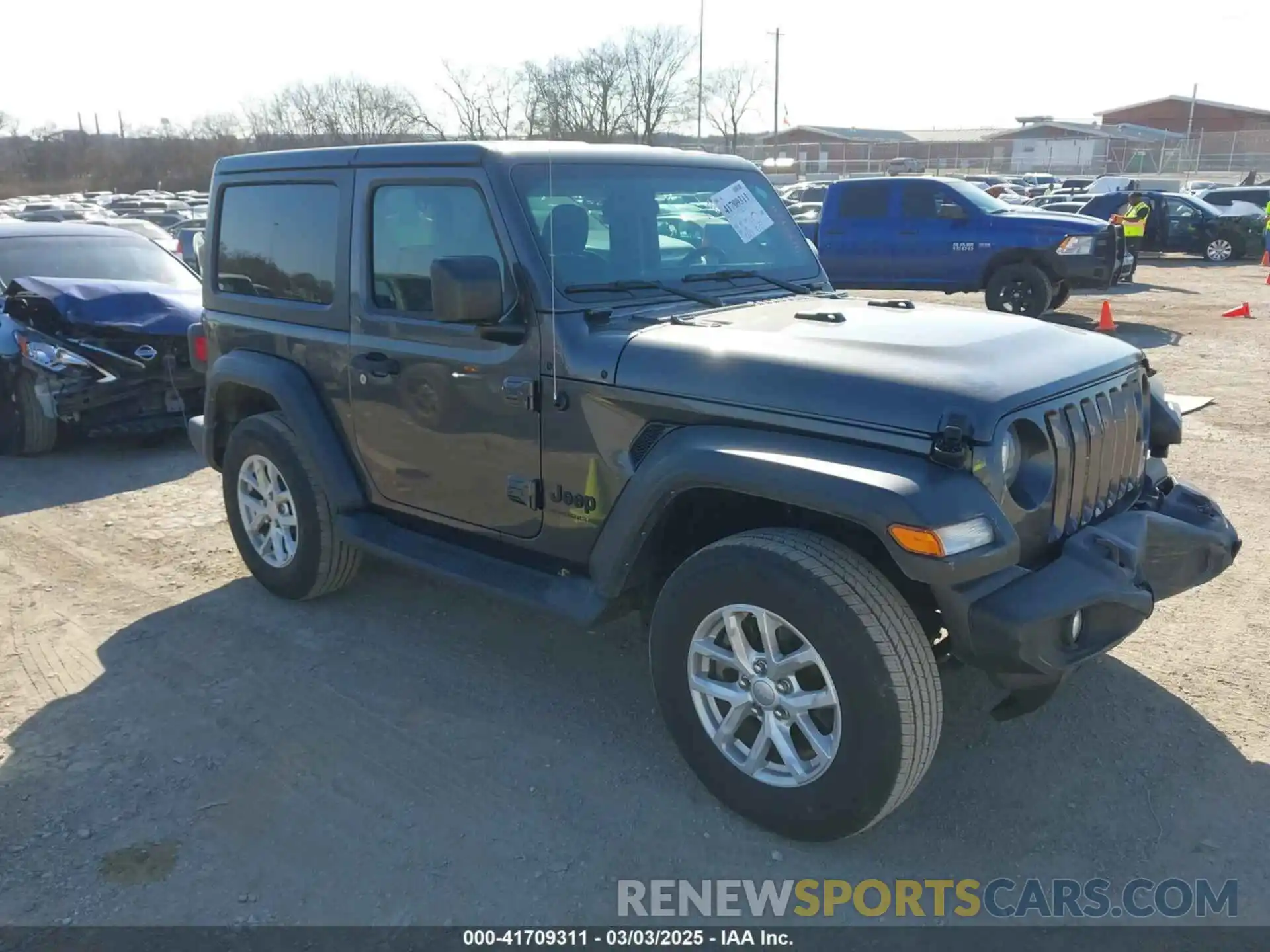 1 Photograph of a damaged car 1C4HJXAG8PW668480 JEEP WRANGLER 2023