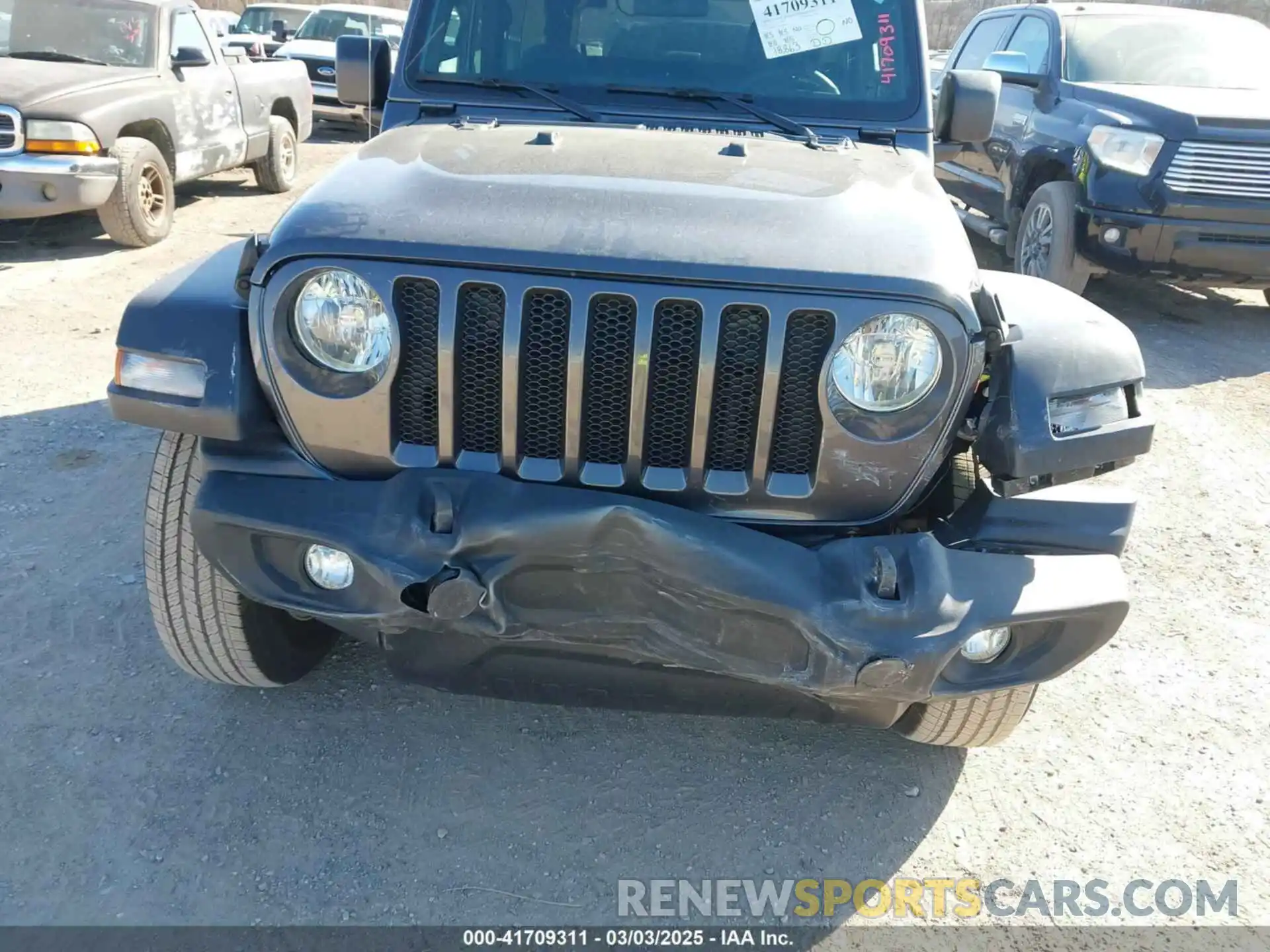 6 Photograph of a damaged car 1C4HJXAG8PW668480 JEEP WRANGLER 2023