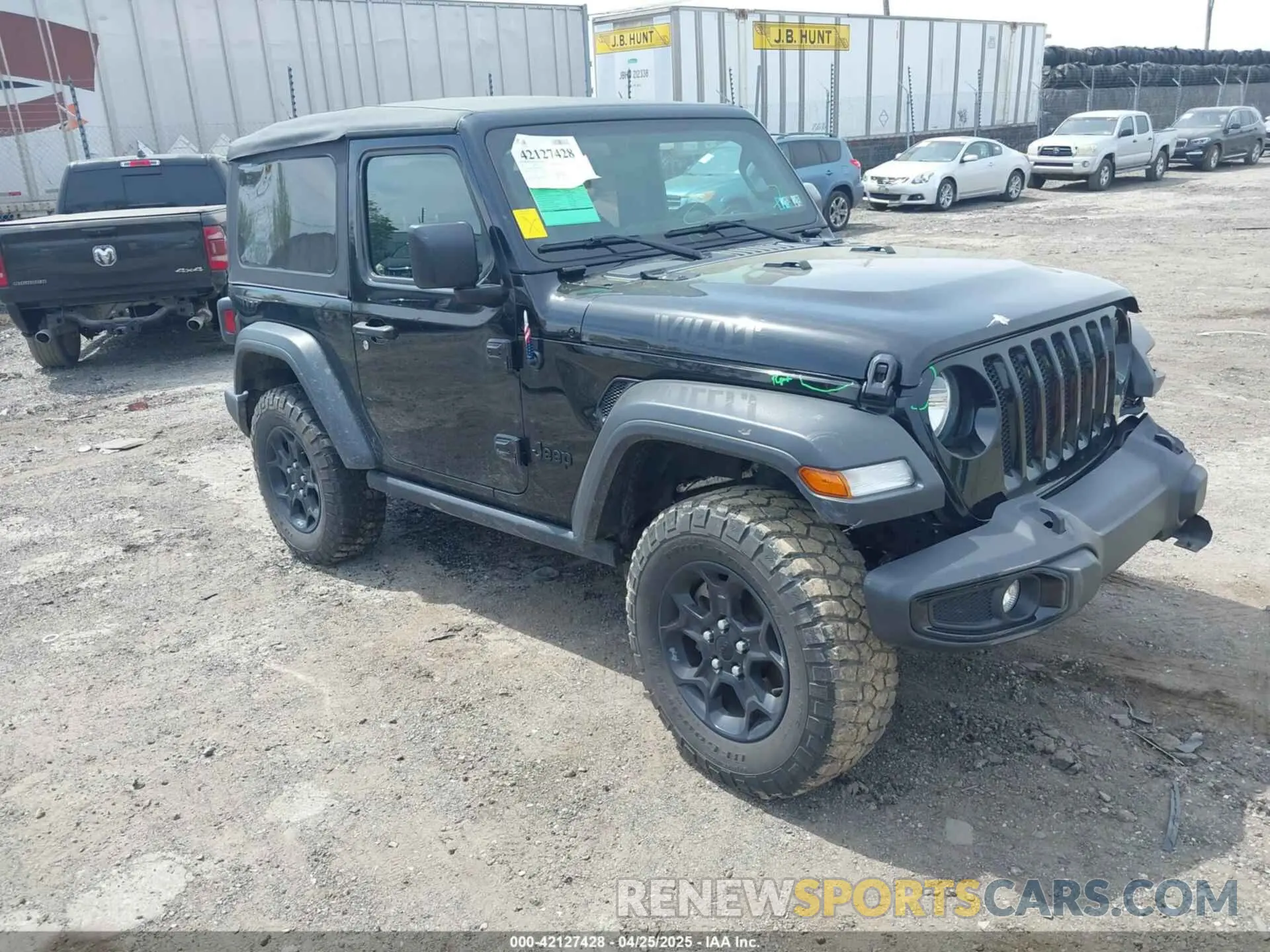1 Photograph of a damaged car 1C4HJXAG9PW674630 JEEP WRANGLER 2023