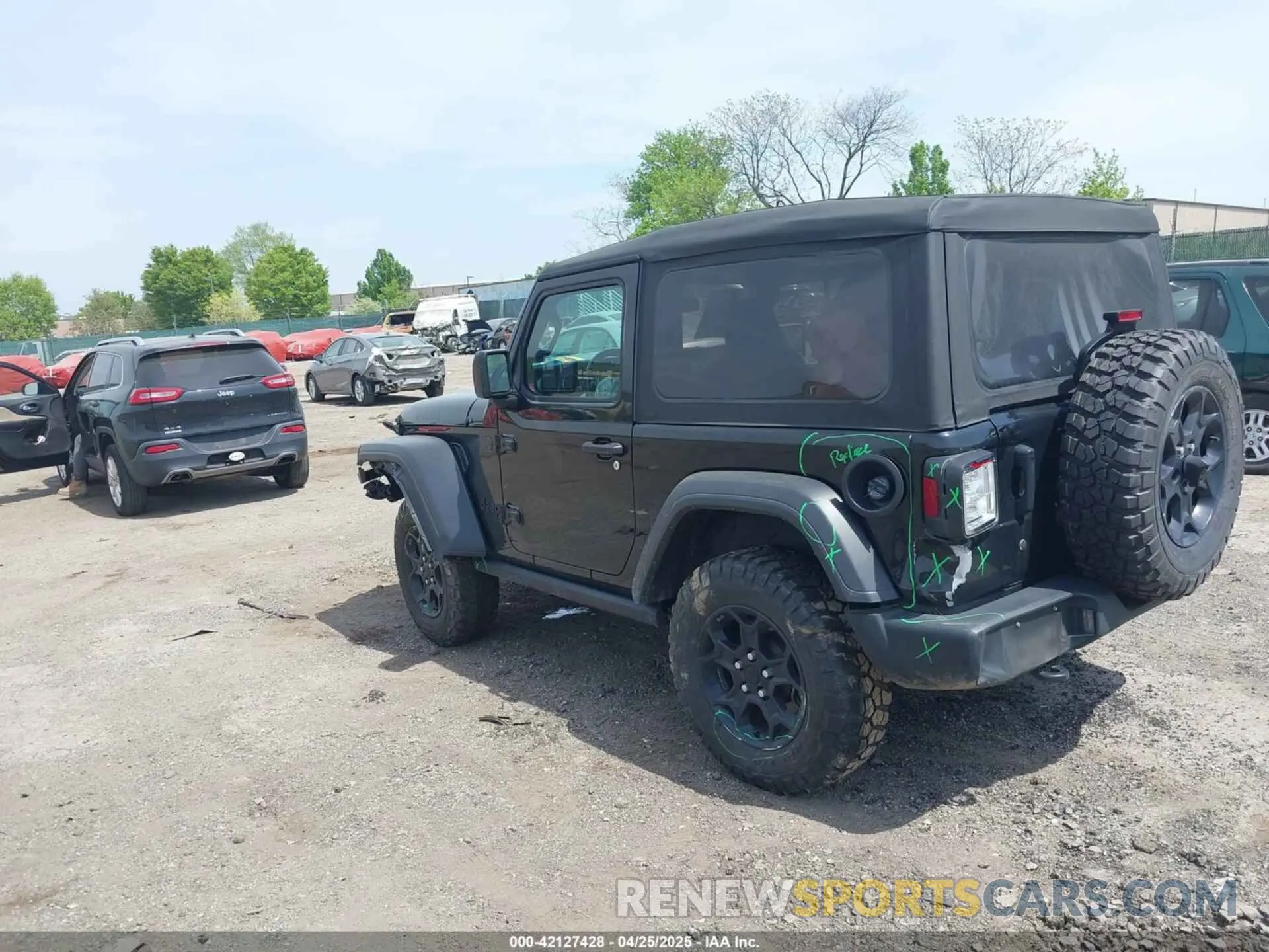 3 Photograph of a damaged car 1C4HJXAG9PW674630 JEEP WRANGLER 2023