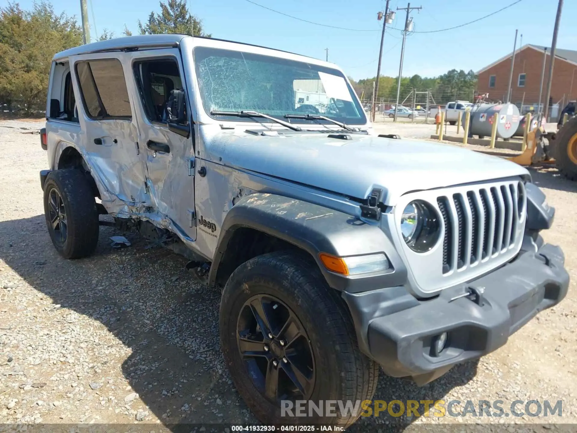 1 Photograph of a damaged car 1C4HJXDG0PW582947 JEEP WRANGLER 2023