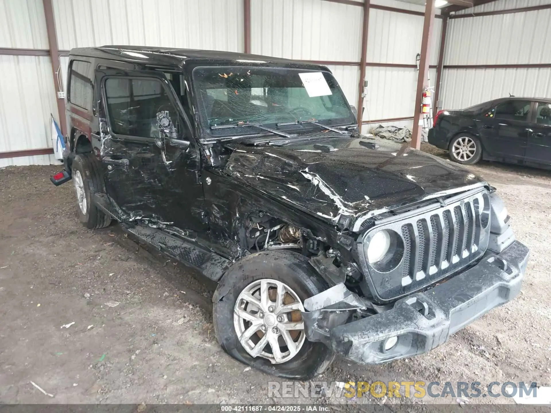 1 Photograph of a damaged car 1C4HJXDG0PW617101 JEEP WRANGLER 2023