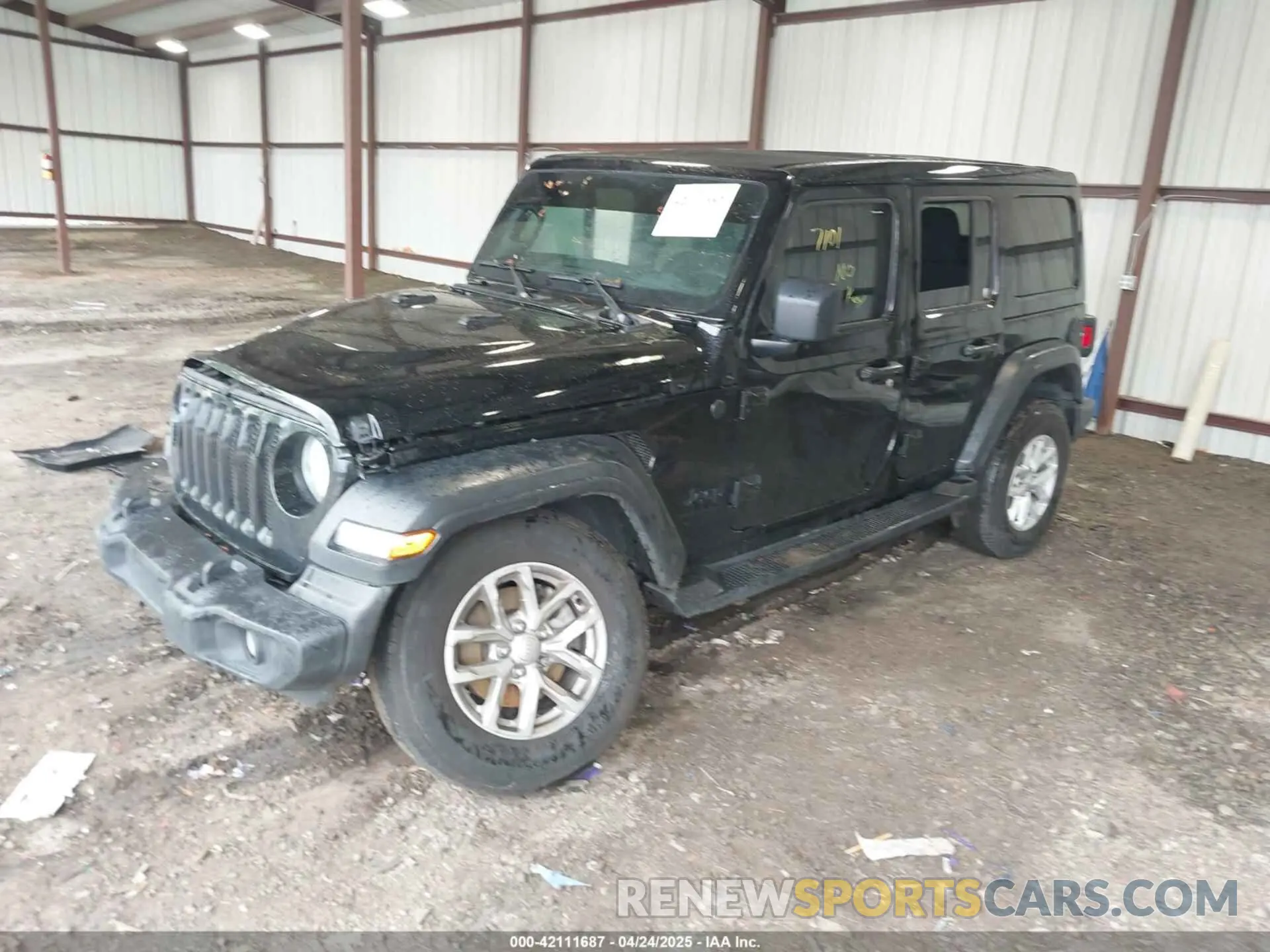 2 Photograph of a damaged car 1C4HJXDG0PW617101 JEEP WRANGLER 2023