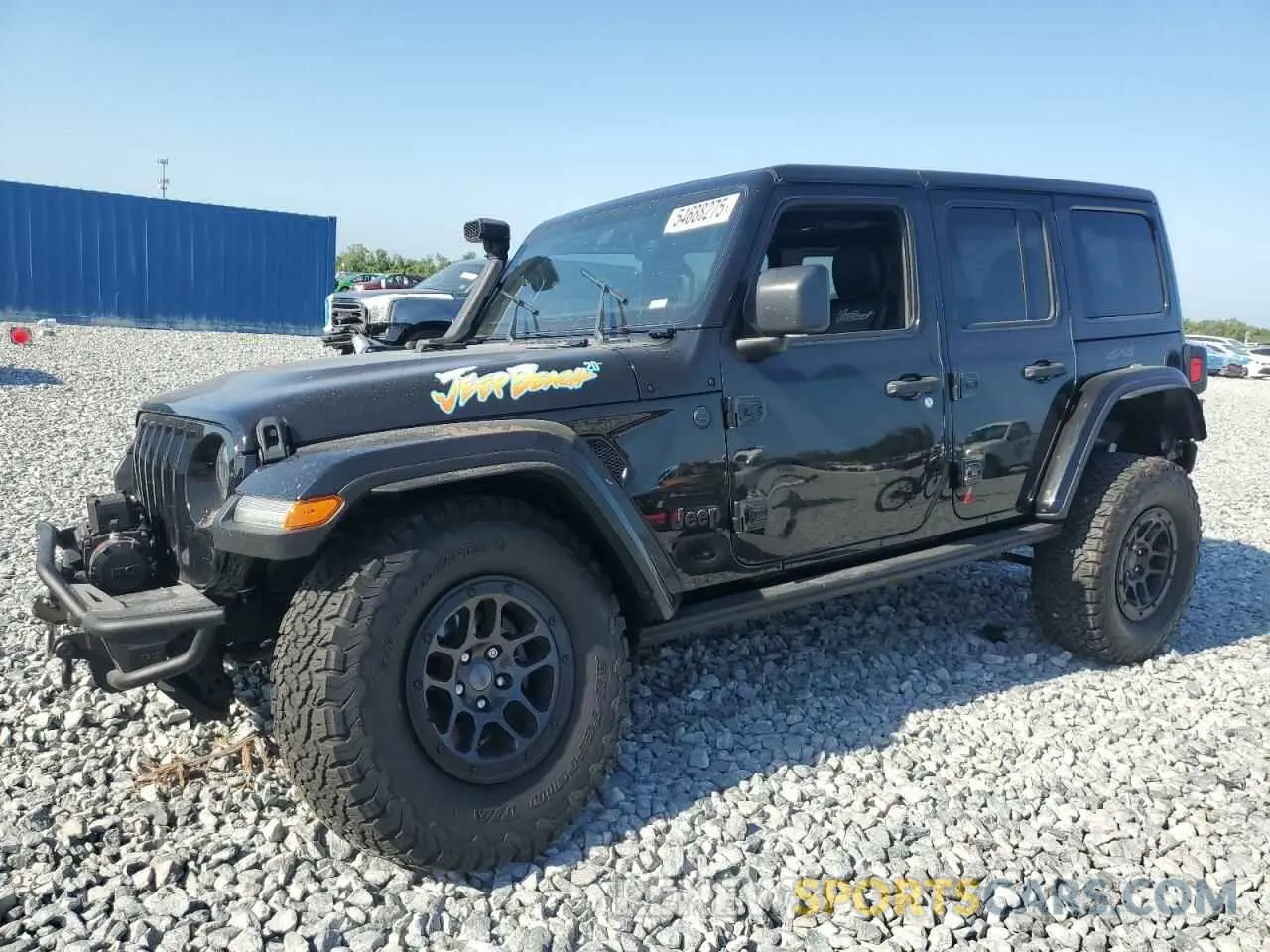 1 Photograph of a damaged car 1C4HJXDG0PW665973 JEEP WRANGLER 2023