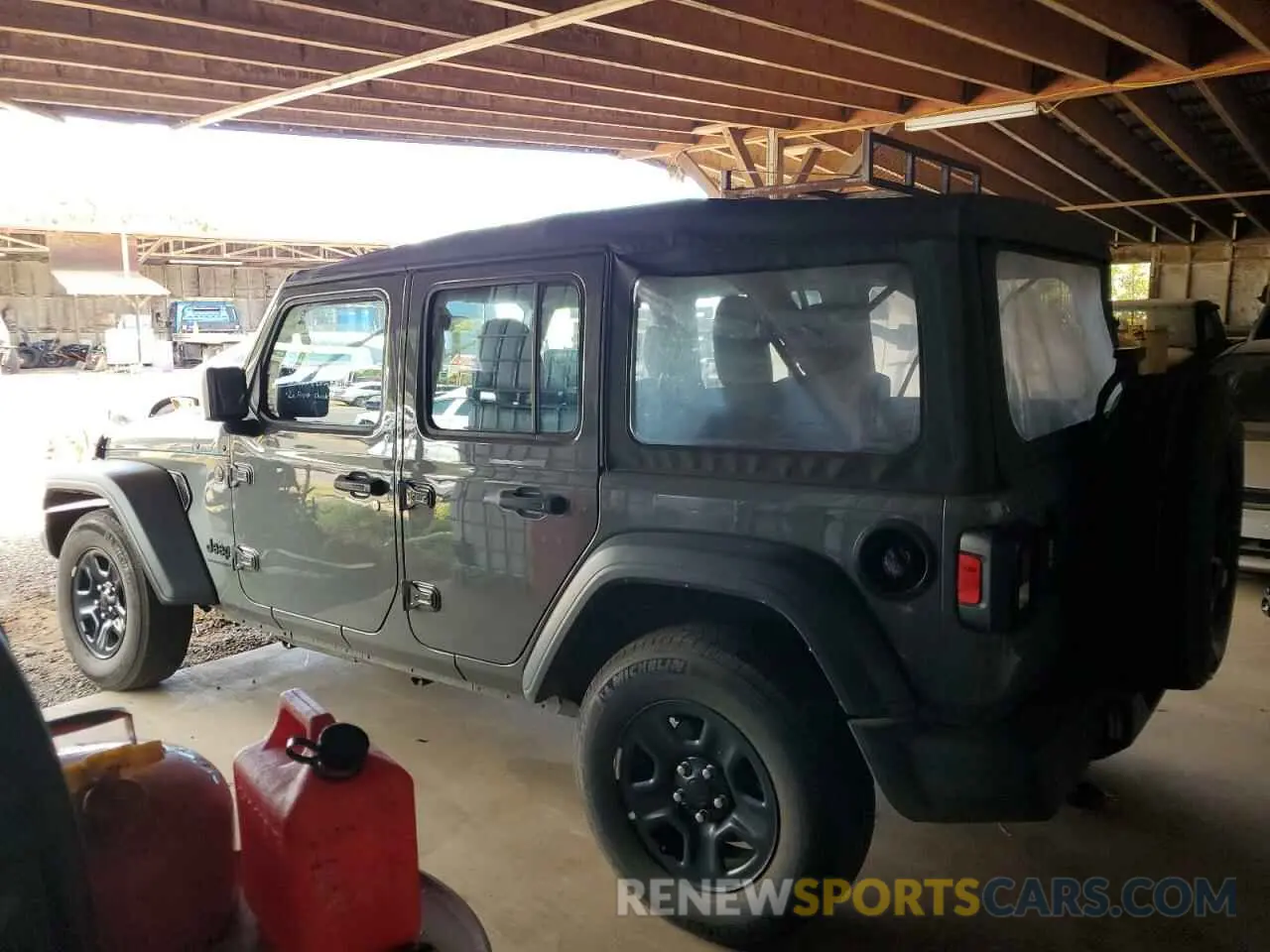 2 Photograph of a damaged car 1C4HJXDG0PW697757 JEEP WRANGLER 2023