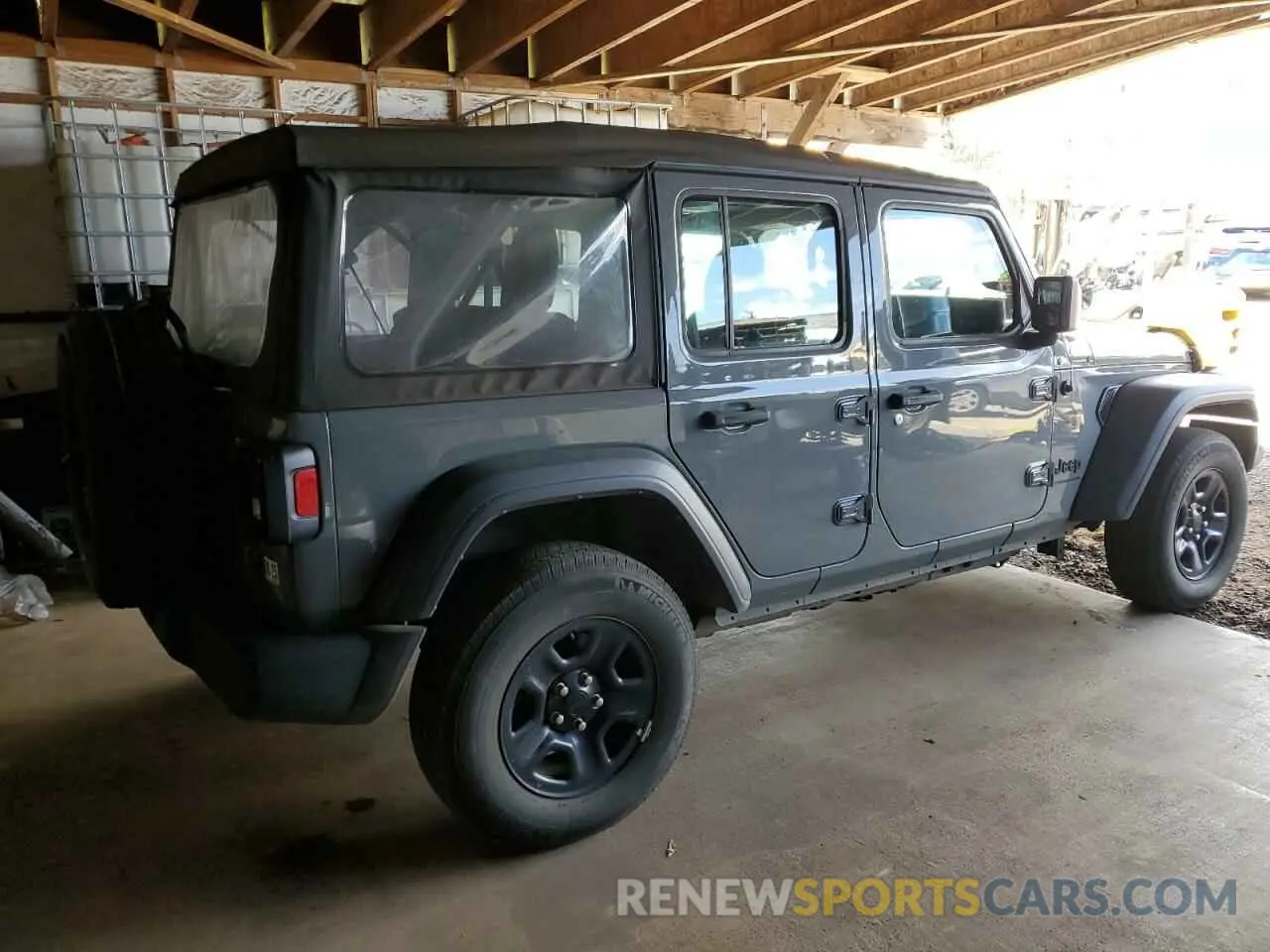 3 Photograph of a damaged car 1C4HJXDG0PW697757 JEEP WRANGLER 2023