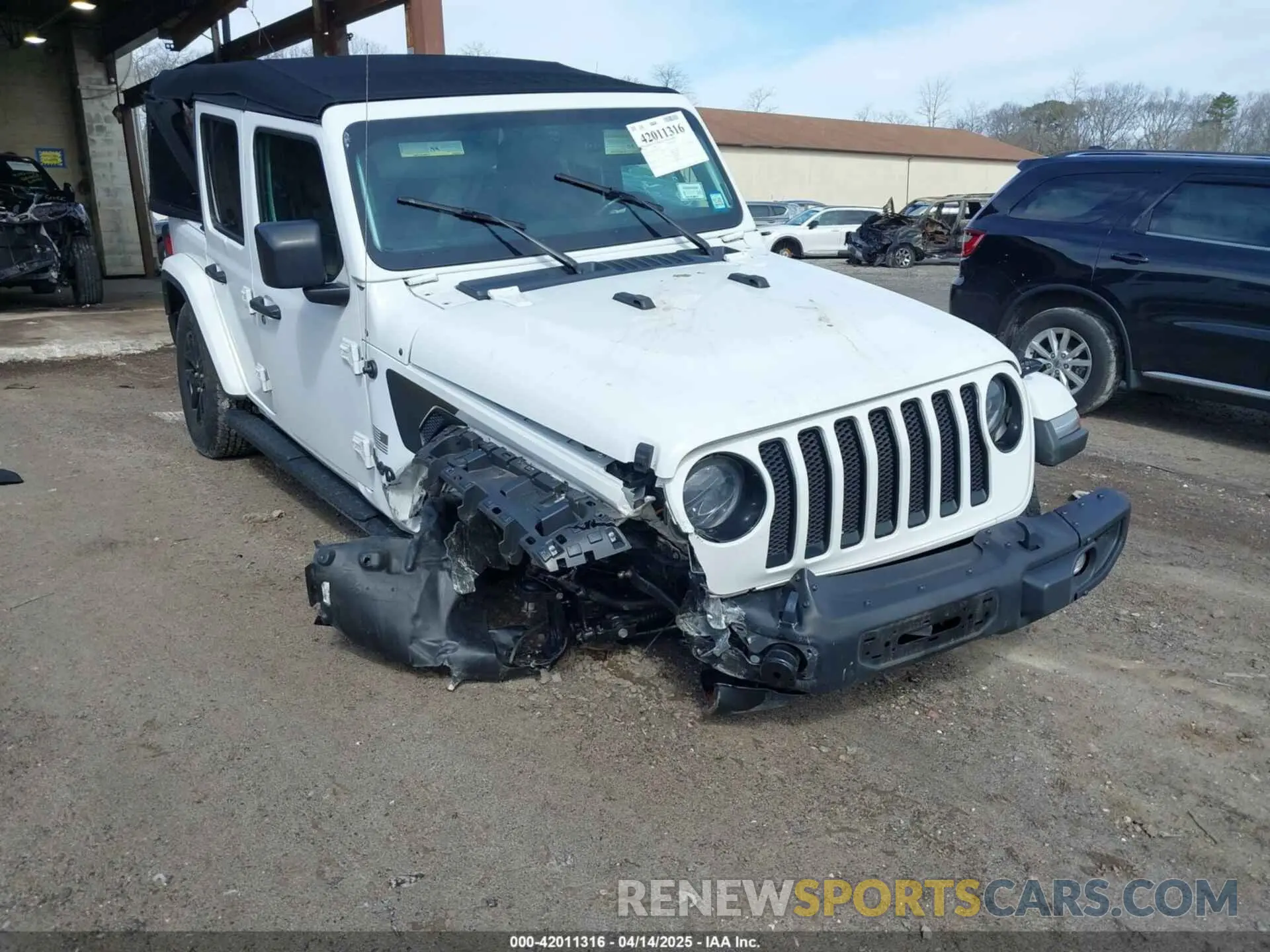 1 Photograph of a damaged car 1C4HJXDG1PW578230 JEEP WRANGLER 2023