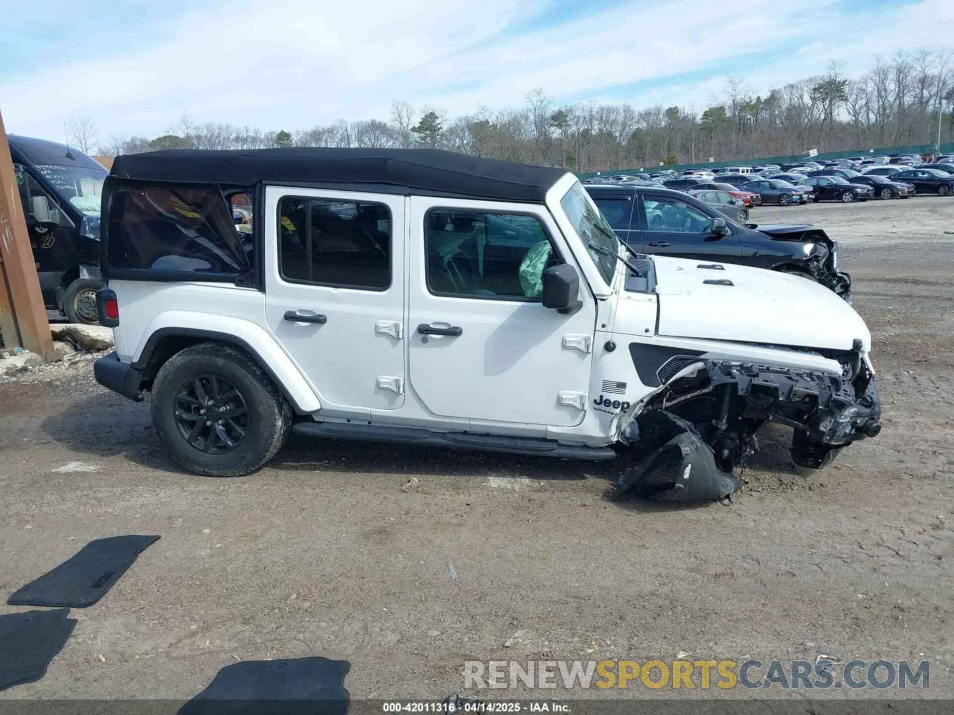 14 Photograph of a damaged car 1C4HJXDG1PW578230 JEEP WRANGLER 2023