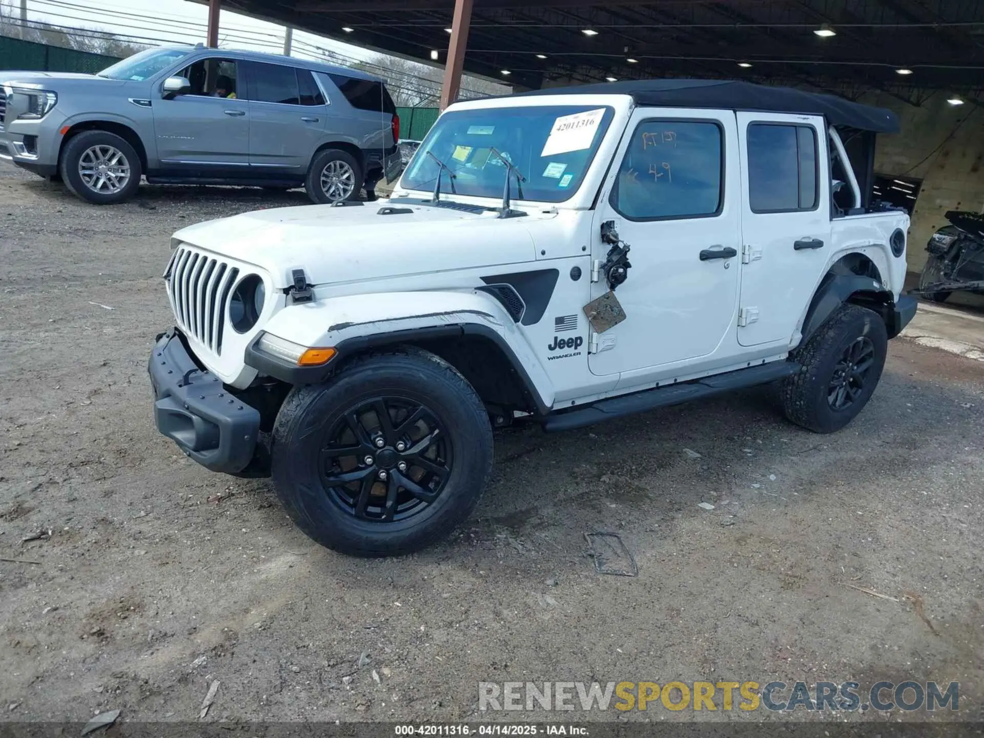 2 Photograph of a damaged car 1C4HJXDG1PW578230 JEEP WRANGLER 2023