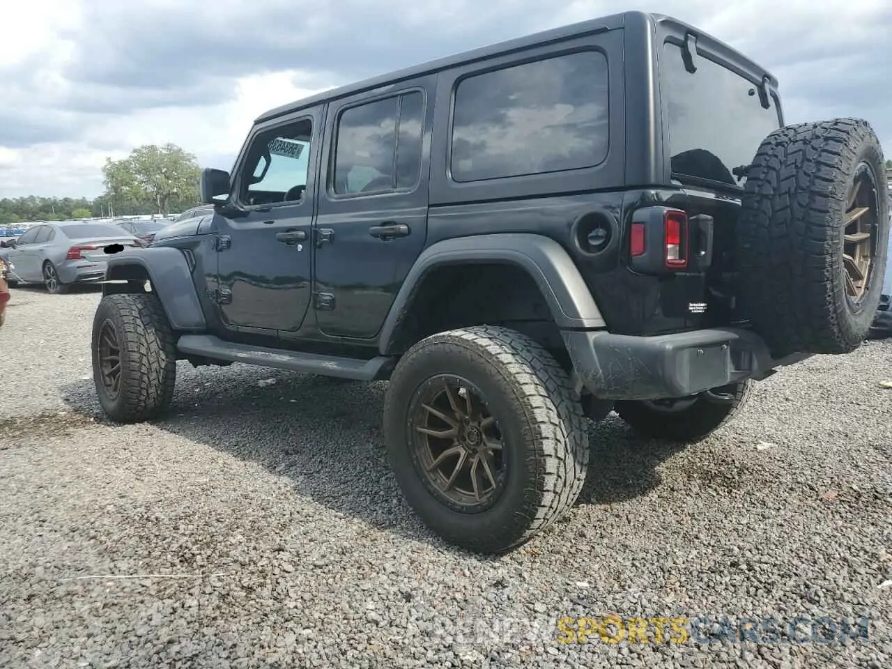 2 Photograph of a damaged car 1C4HJXDG1PW618533 JEEP WRANGLER 2023