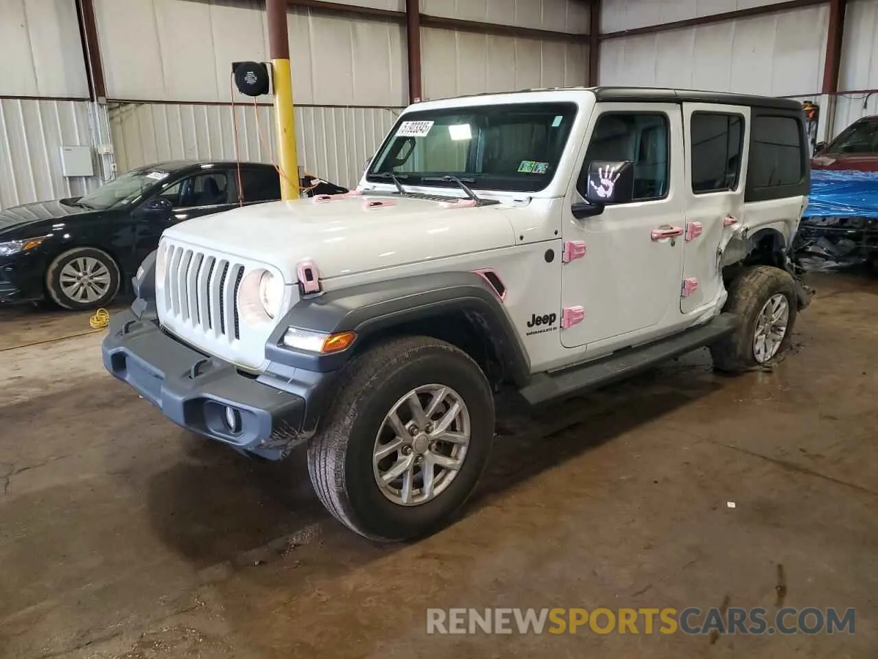 1 Photograph of a damaged car 1C4HJXDG1PW619939 JEEP WRANGLER 2023
