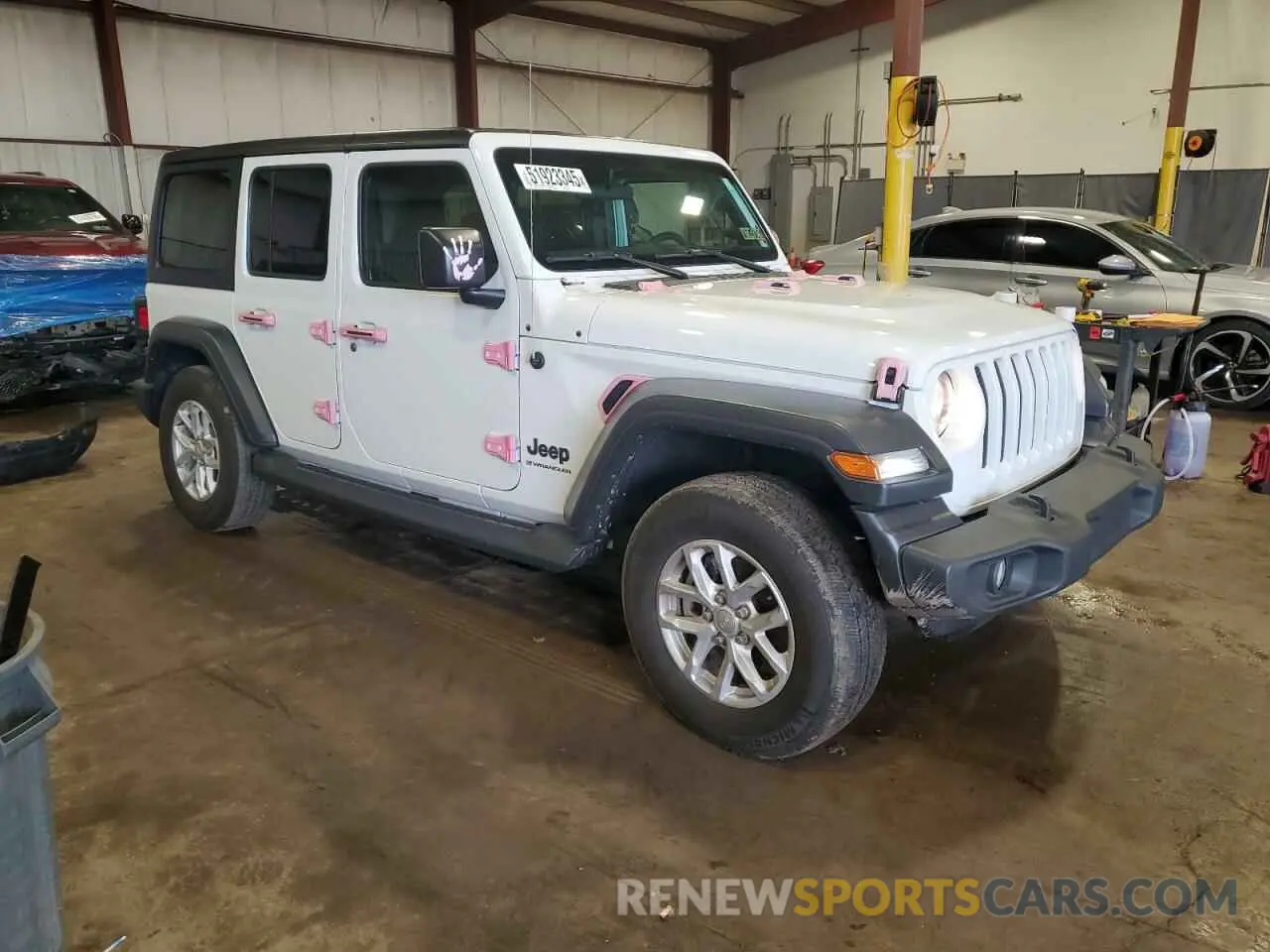 4 Photograph of a damaged car 1C4HJXDG1PW619939 JEEP WRANGLER 2023