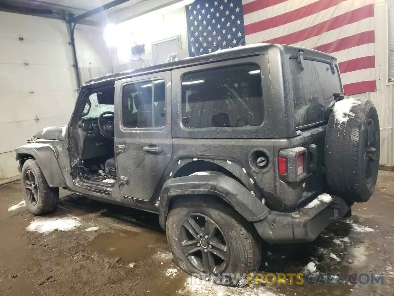 2 Photograph of a damaged car 1C4HJXDG2PW530414 JEEP WRANGLER 2023