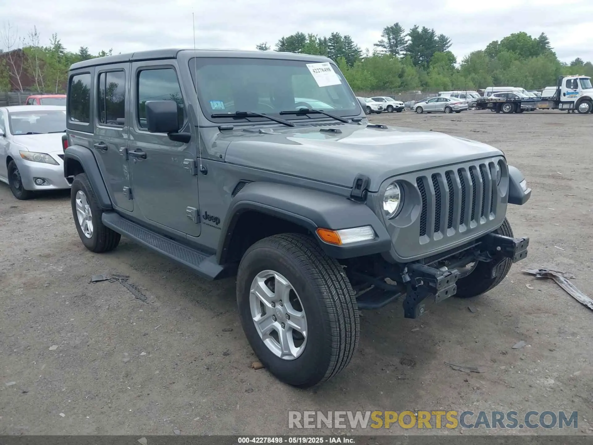 1 Photograph of a damaged car 1C4HJXDG2PW531904 JEEP WRANGLER 2023