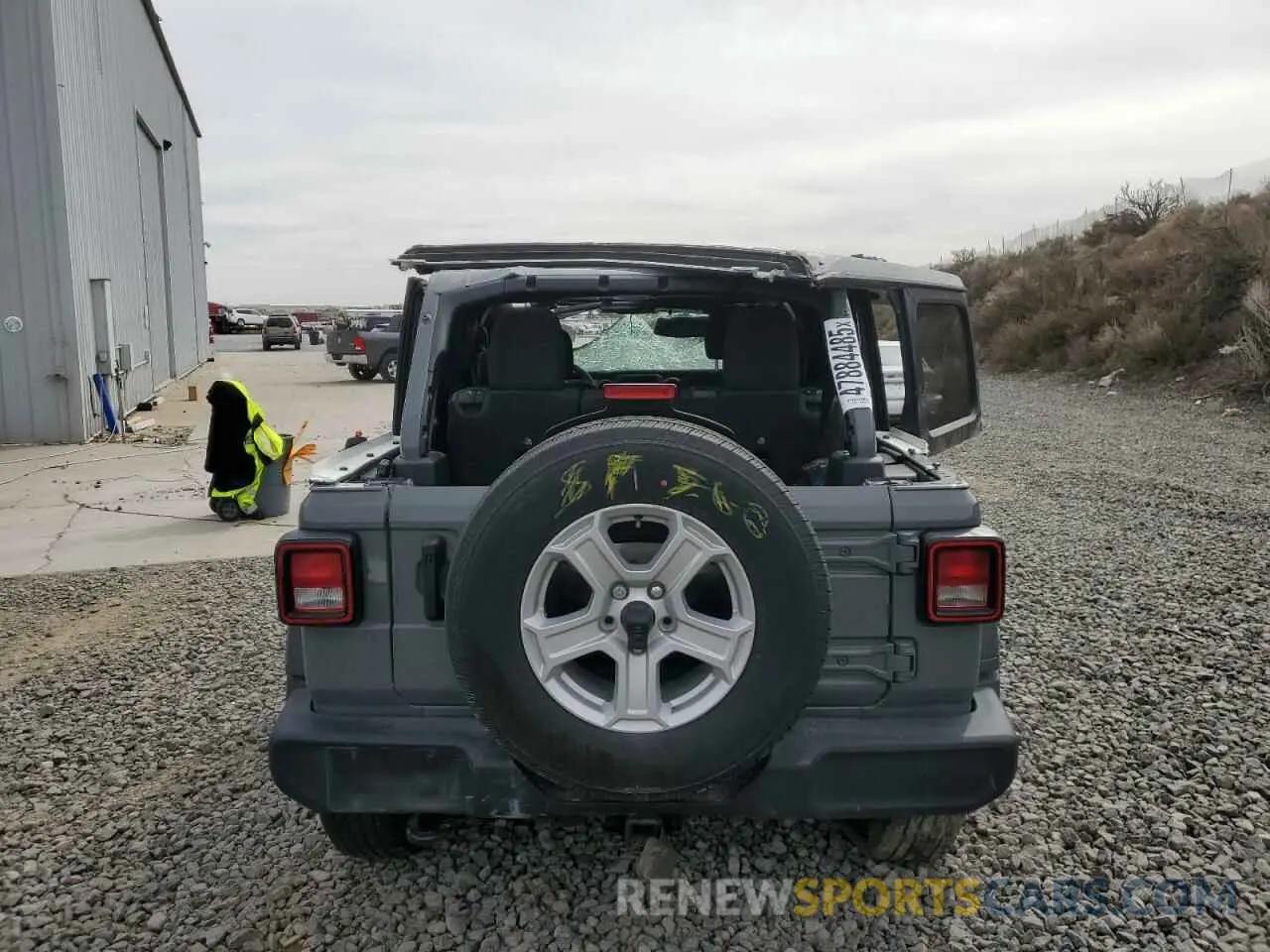 6 Photograph of a damaged car 1C4HJXDG2PW533622 JEEP WRANGLER 2023