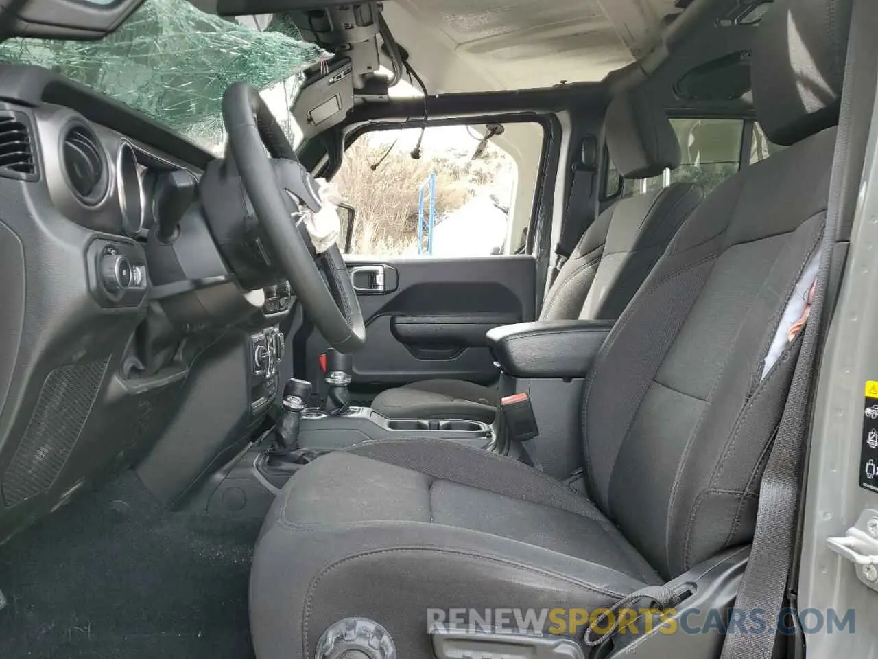 7 Photograph of a damaged car 1C4HJXDG2PW533622 JEEP WRANGLER 2023