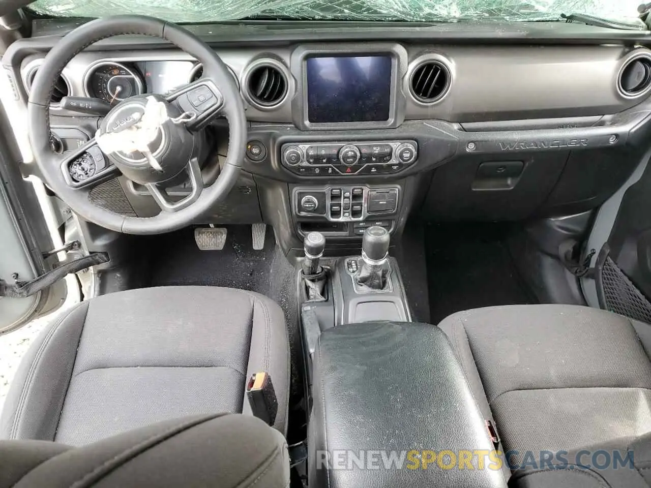 8 Photograph of a damaged car 1C4HJXDG2PW533622 JEEP WRANGLER 2023