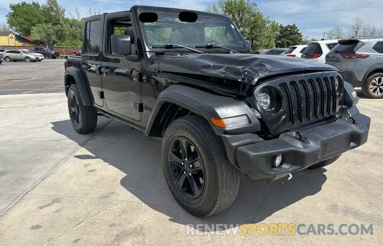 1 Photograph of a damaged car 1C4HJXDG2PW615754 JEEP WRANGLER 2023