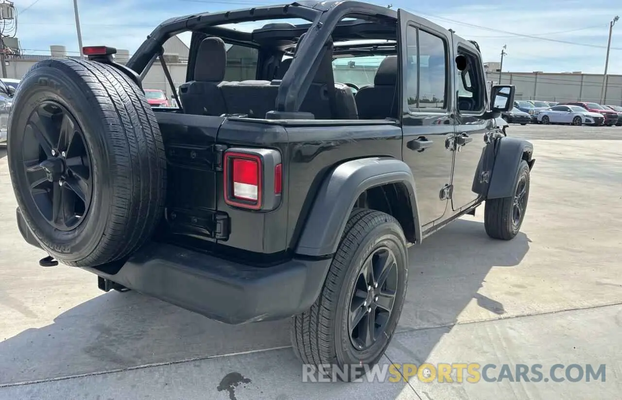 4 Photograph of a damaged car 1C4HJXDG2PW615754 JEEP WRANGLER 2023