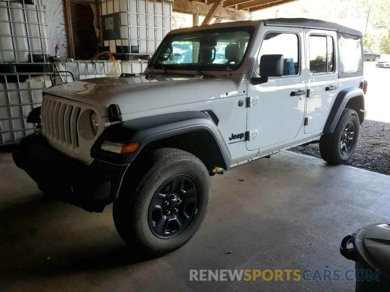 1 Photograph of a damaged car 1C4HJXDG2PW701288 JEEP WRANGLER 2023