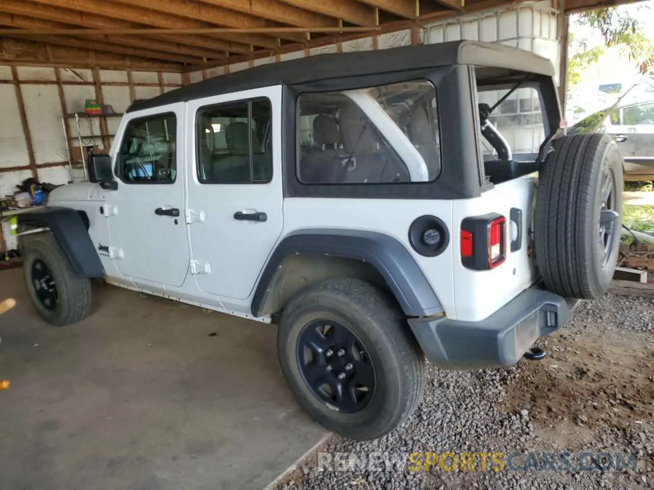 2 Photograph of a damaged car 1C4HJXDG2PW701288 JEEP WRANGLER 2023
