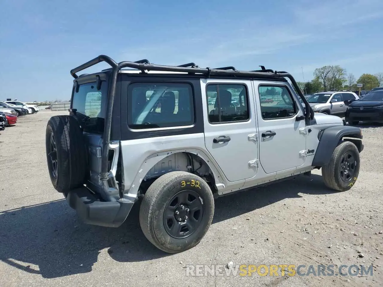 3 Photograph of a damaged car 1C4HJXDG3PW670651 JEEP WRANGLER 2023