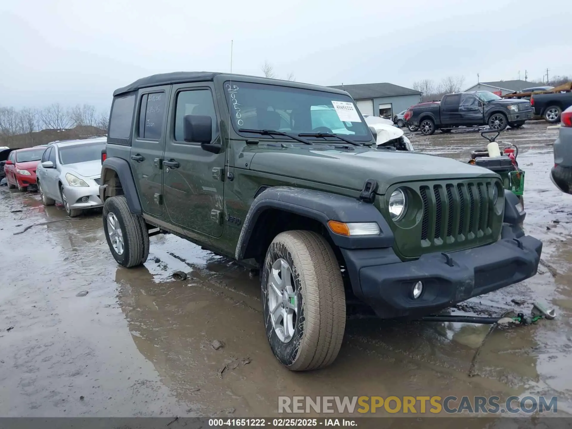 1 Photograph of a damaged car 1C4HJXDG4PW541155 JEEP WRANGLER 2023