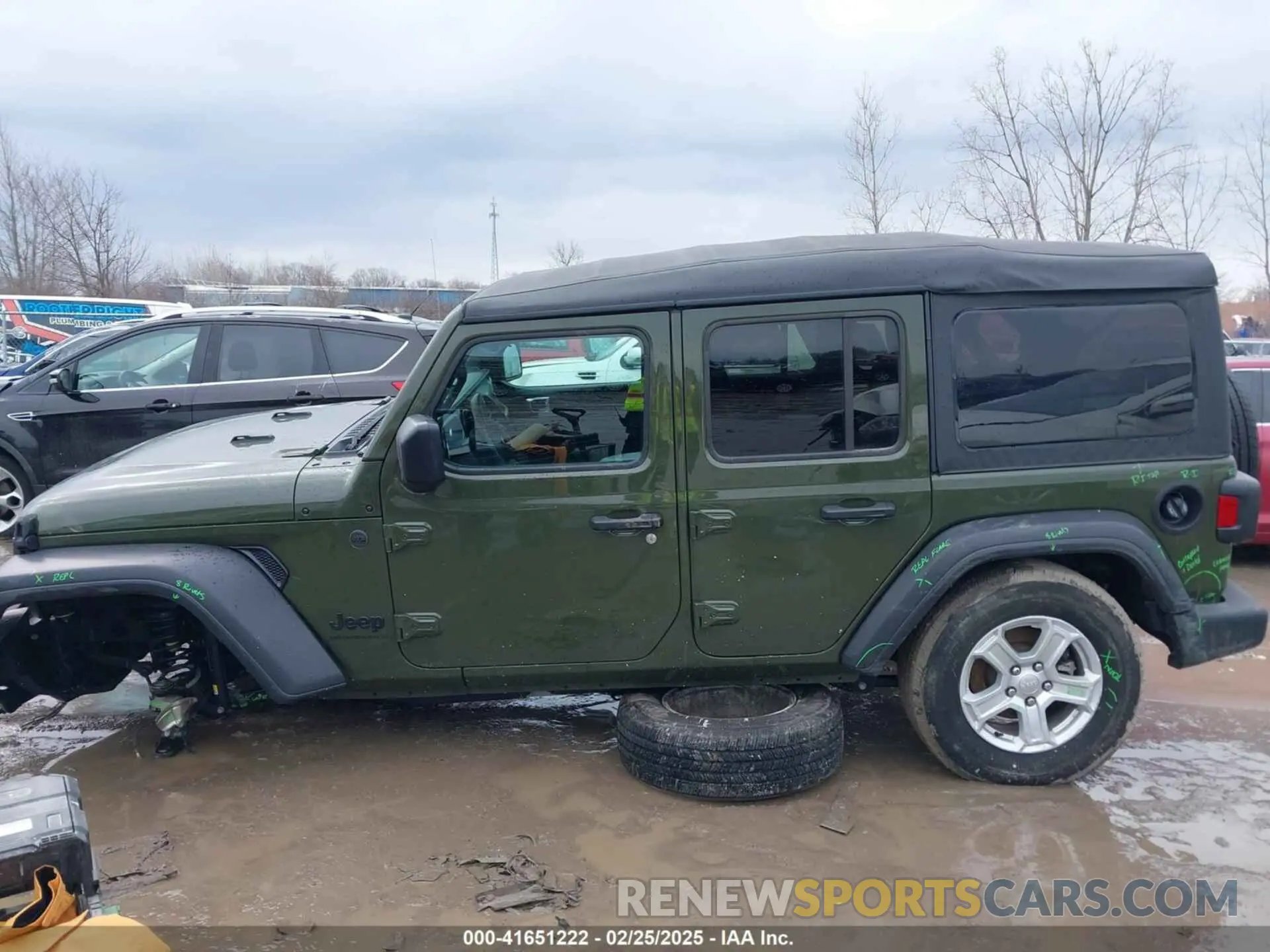 14 Photograph of a damaged car 1C4HJXDG4PW541155 JEEP WRANGLER 2023