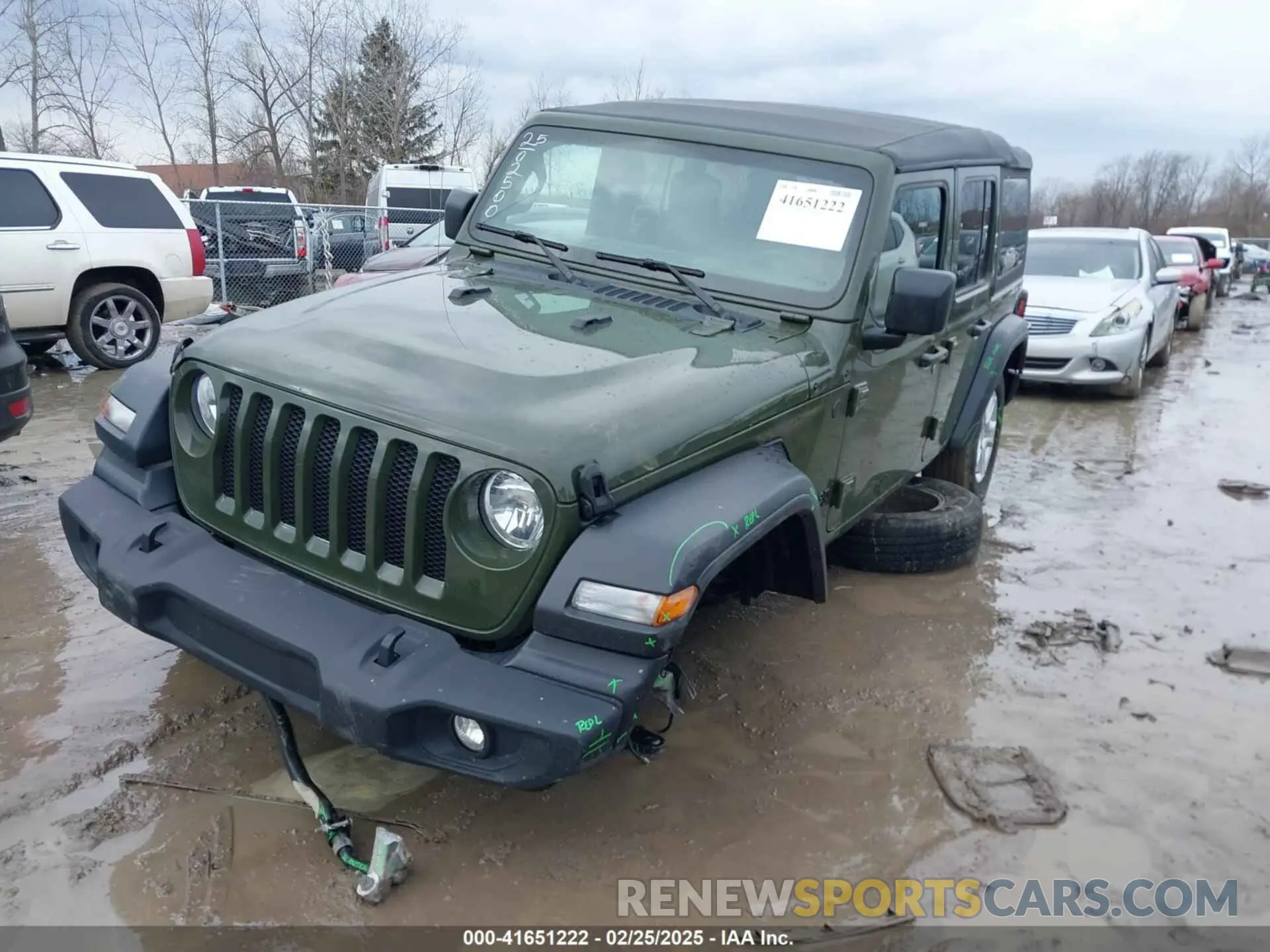 2 Photograph of a damaged car 1C4HJXDG4PW541155 JEEP WRANGLER 2023