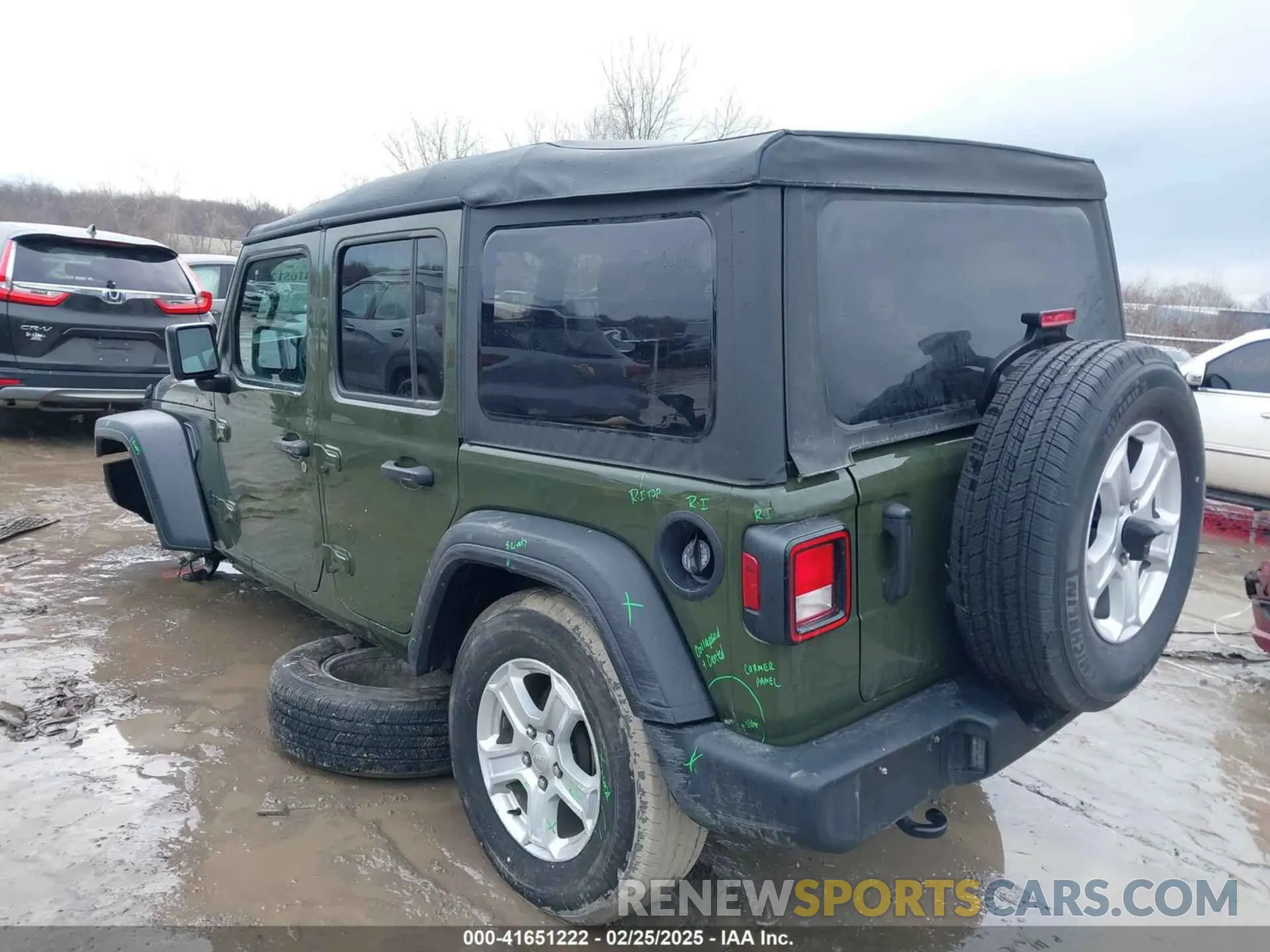 3 Photograph of a damaged car 1C4HJXDG4PW541155 JEEP WRANGLER 2023