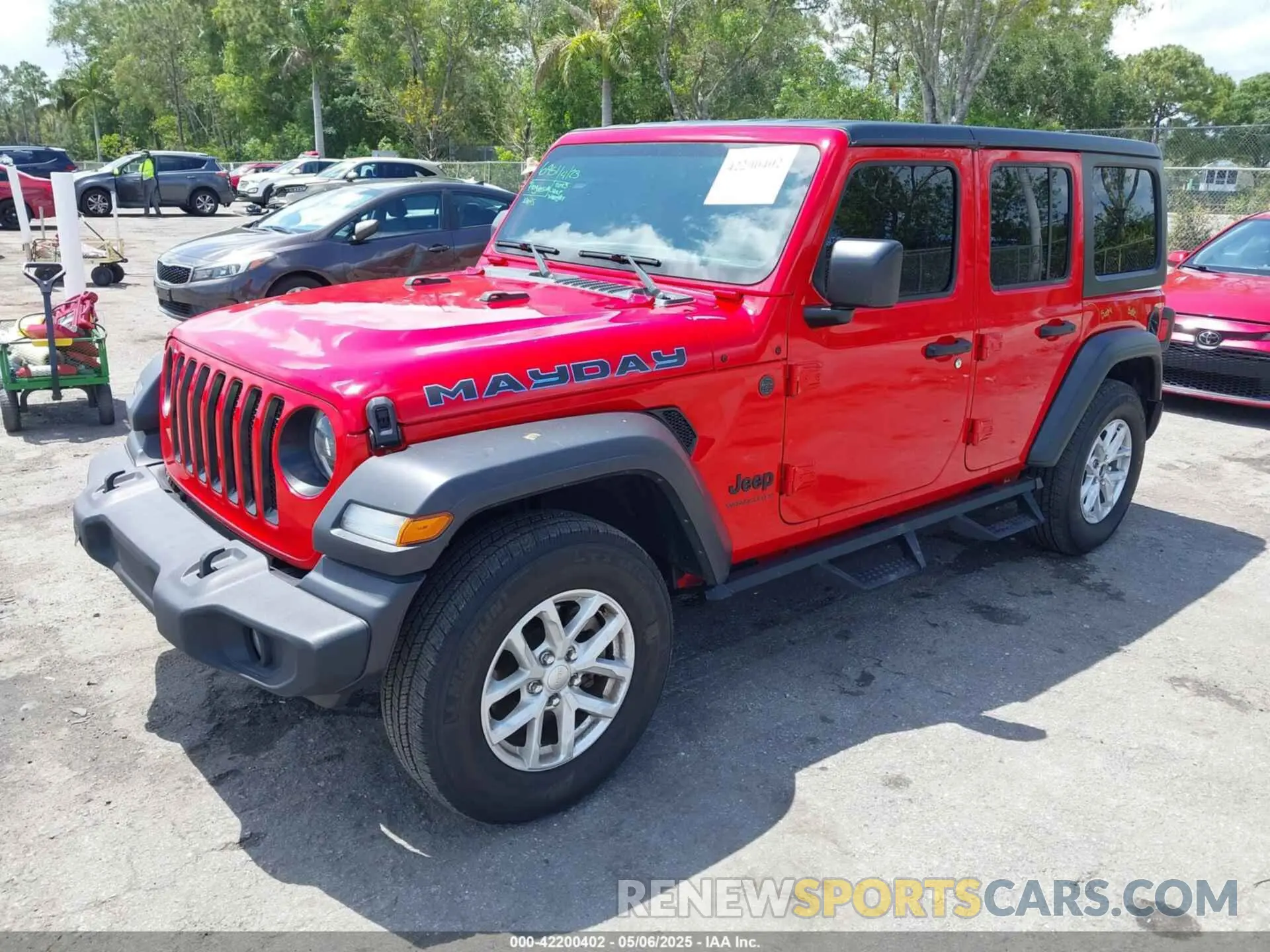 2 Photograph of a damaged car 1C4HJXDG4PW678113 JEEP WRANGLER 2023