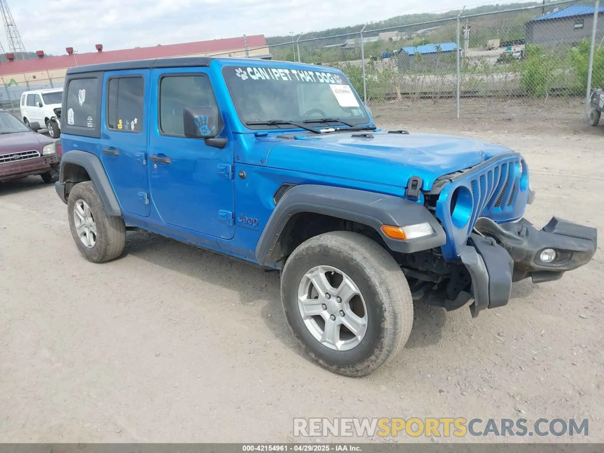 1 Photograph of a damaged car 1C4HJXDG5PW530309 JEEP WRANGLER 2023