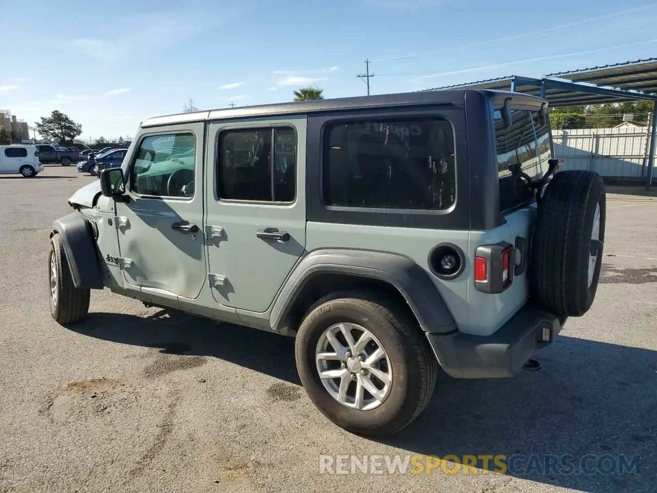 2 Photograph of a damaged car 1C4HJXDG5PW623797 JEEP WRANGLER 2023